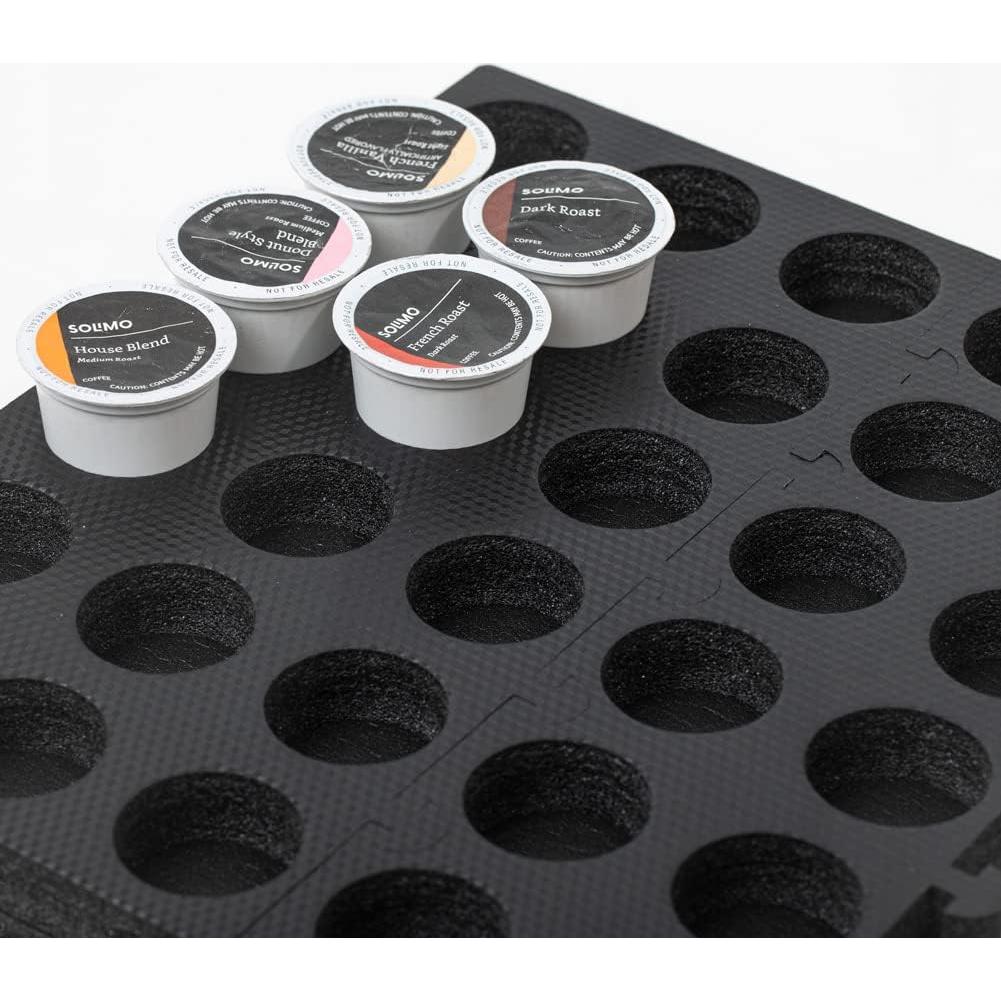 Soporte Organizador para 60 Cápsulas de Café Wobivcs Negro
