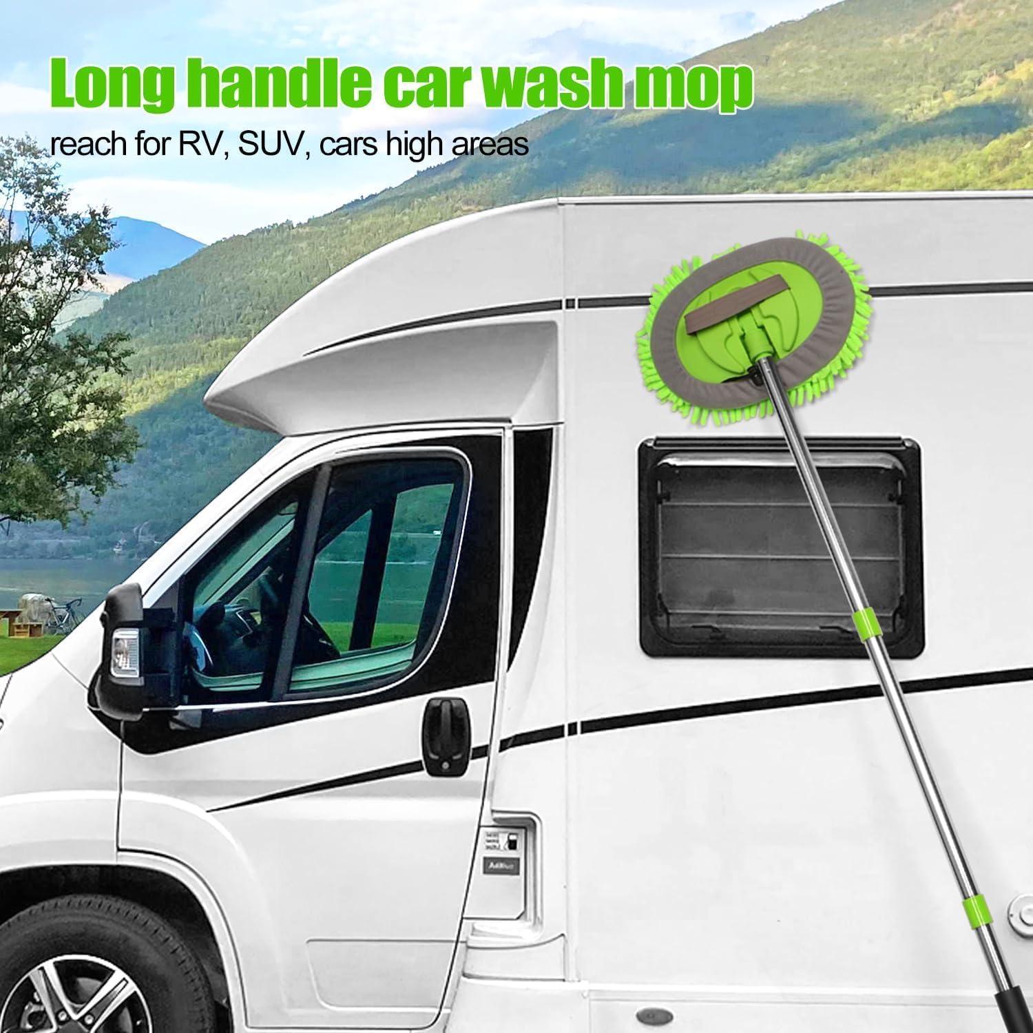 Kit de Limpieza de Autos 11PCS HITJOY con Mango de 157cm