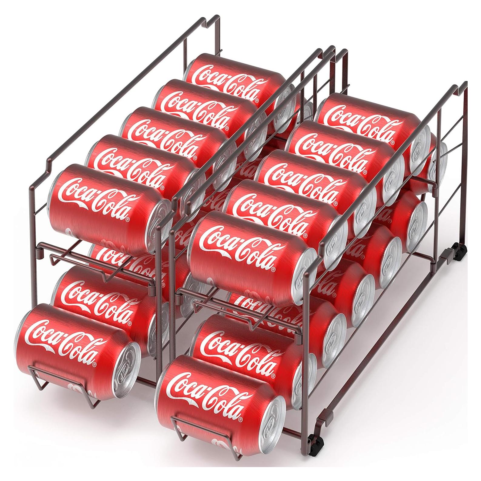 Organizador de Latas Apilable Simple Houseware Bronce - 2 Piezas