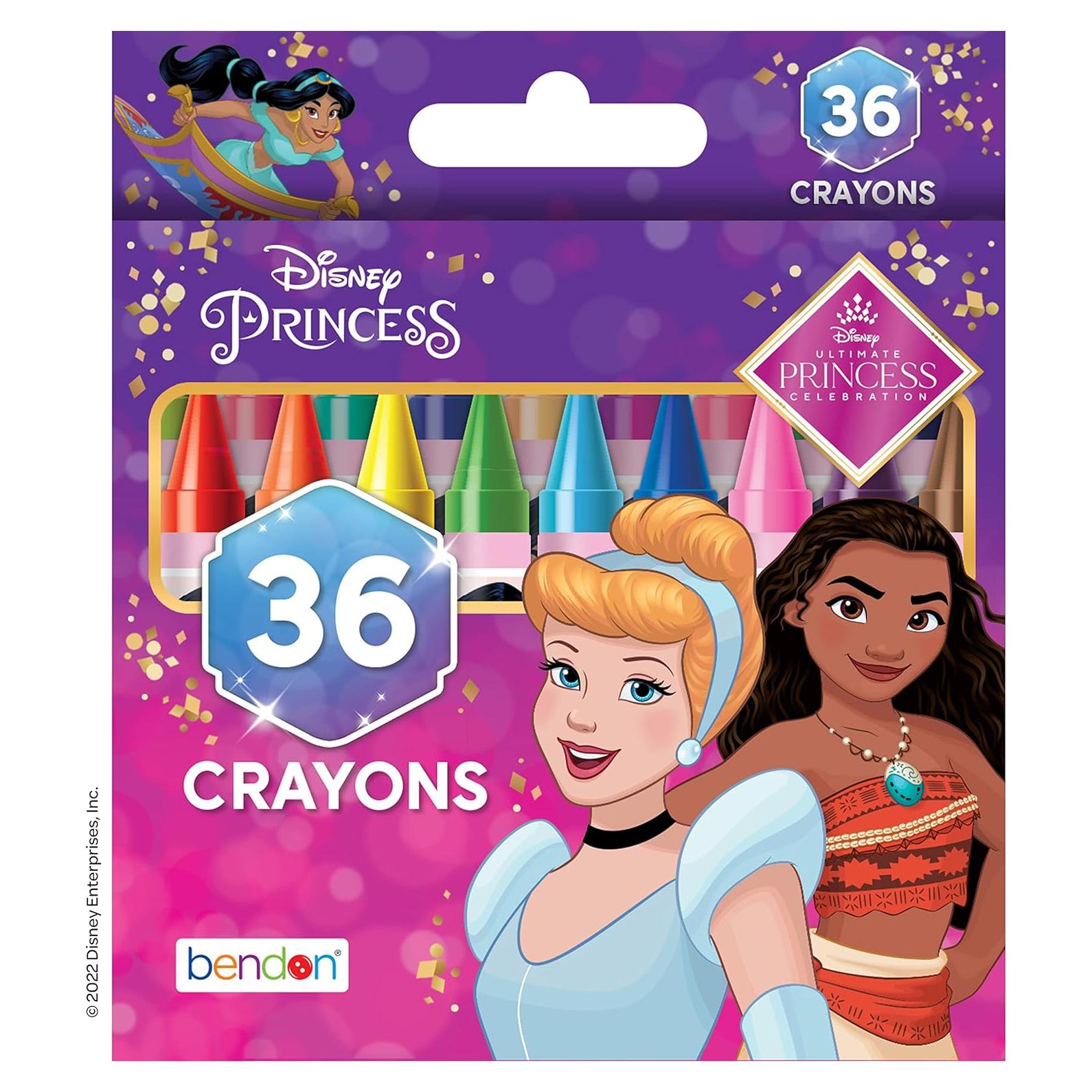 Crayones Disney Princesa Bendon 36 Piezas en Caja
