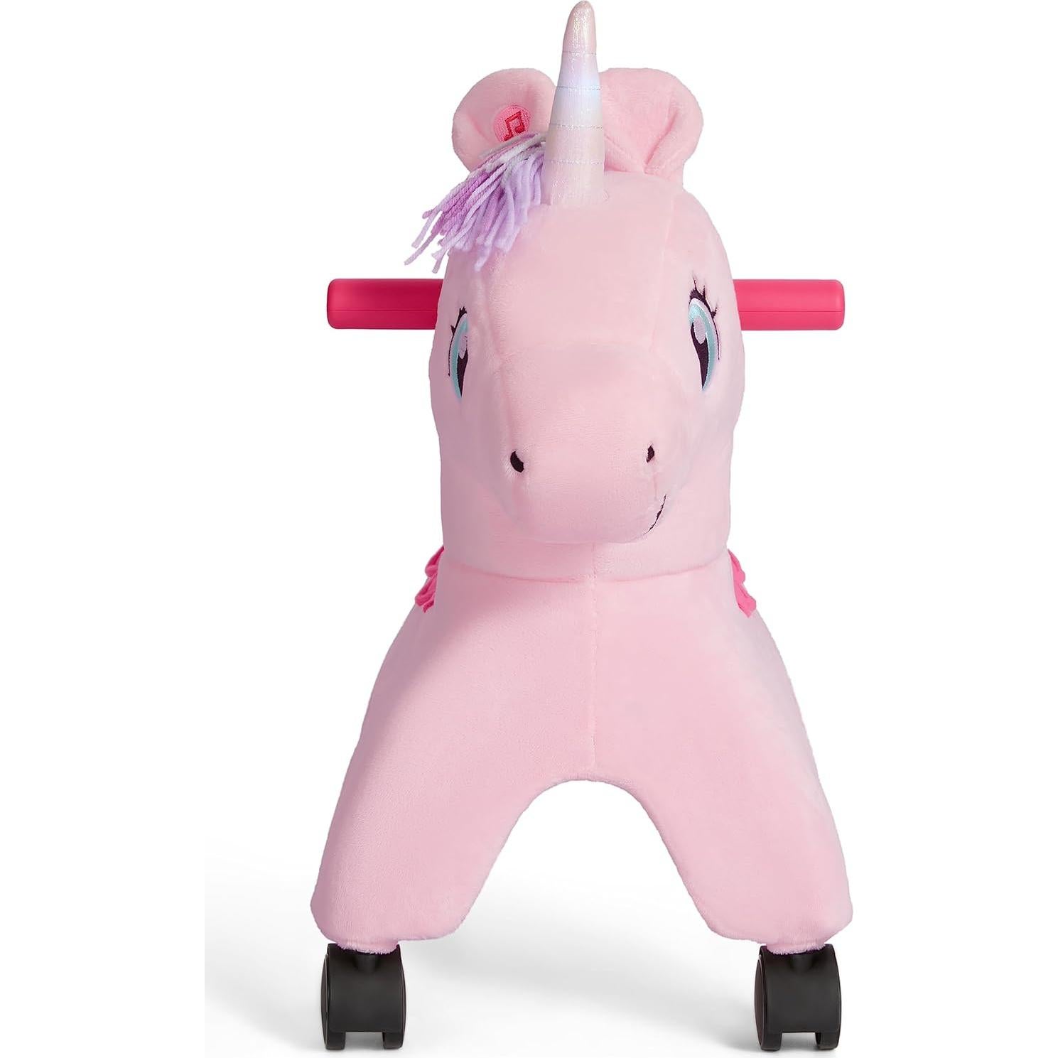 Juguete de Montar Unicornio Rosa Radio Flyer Brillo con Luces