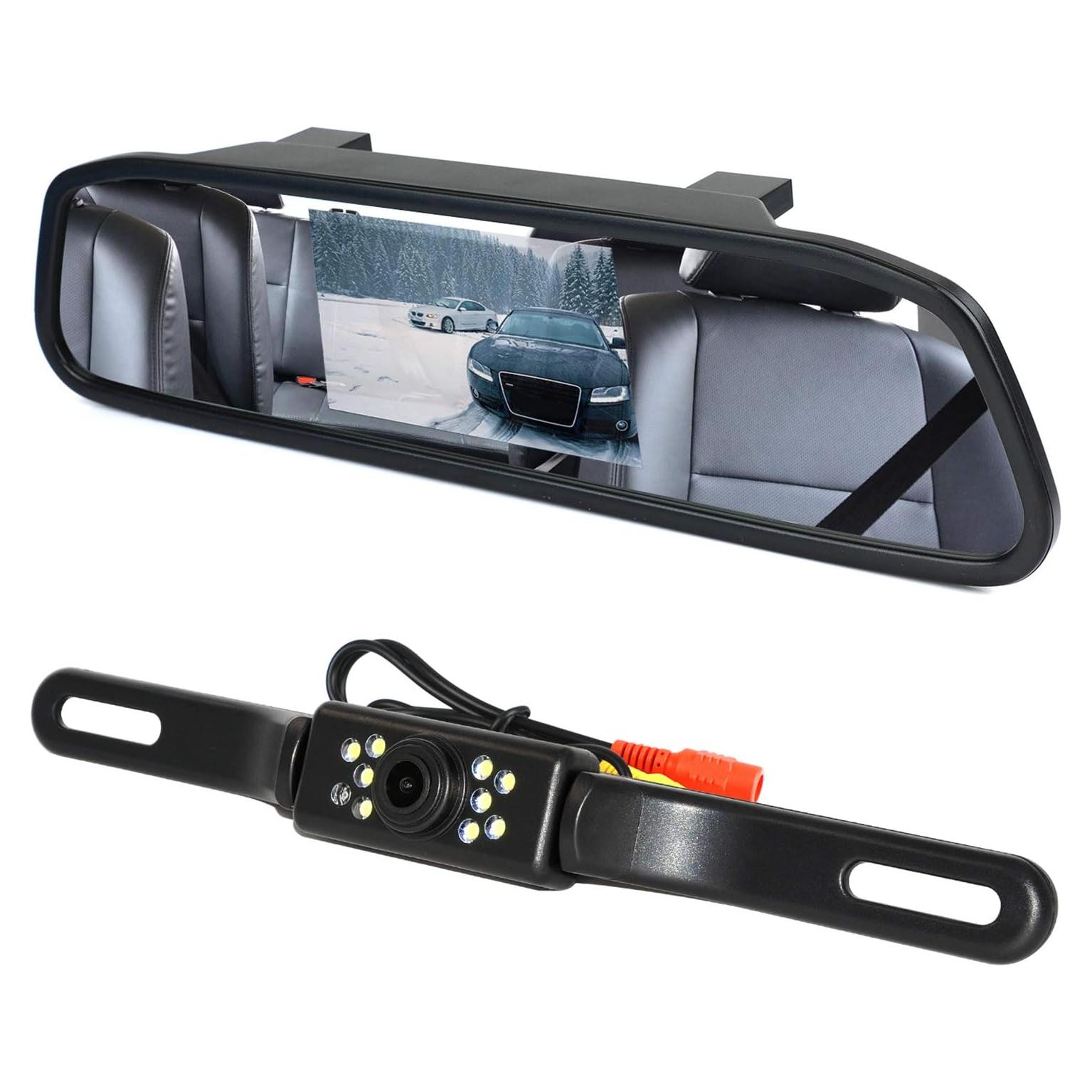 Kit de Cámara de Respaldo Peojek con Monitor 4.3" HD