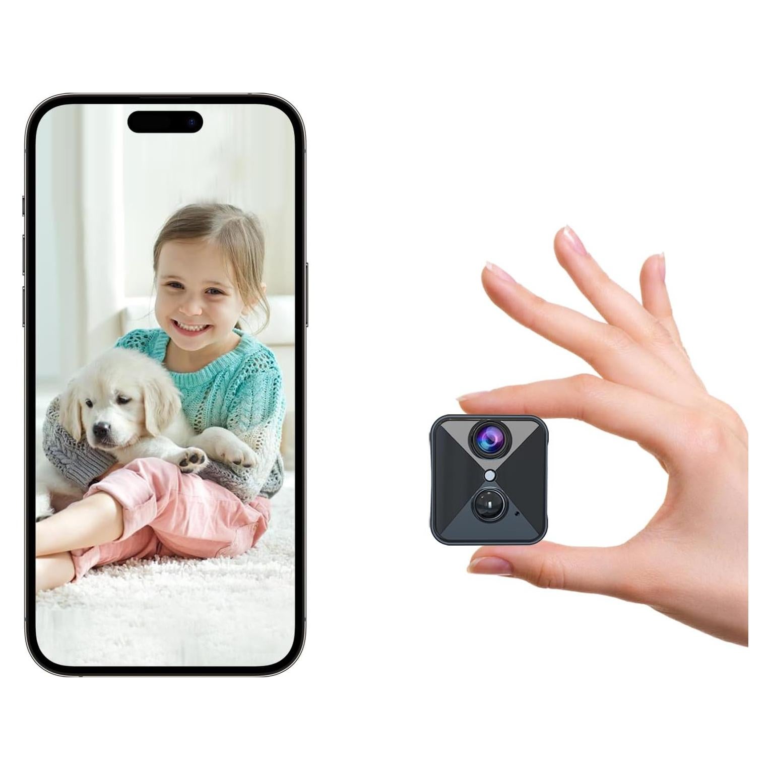 Cámara de Seguridad WiFi Realhide B7 4K HD con Visión Nocturna