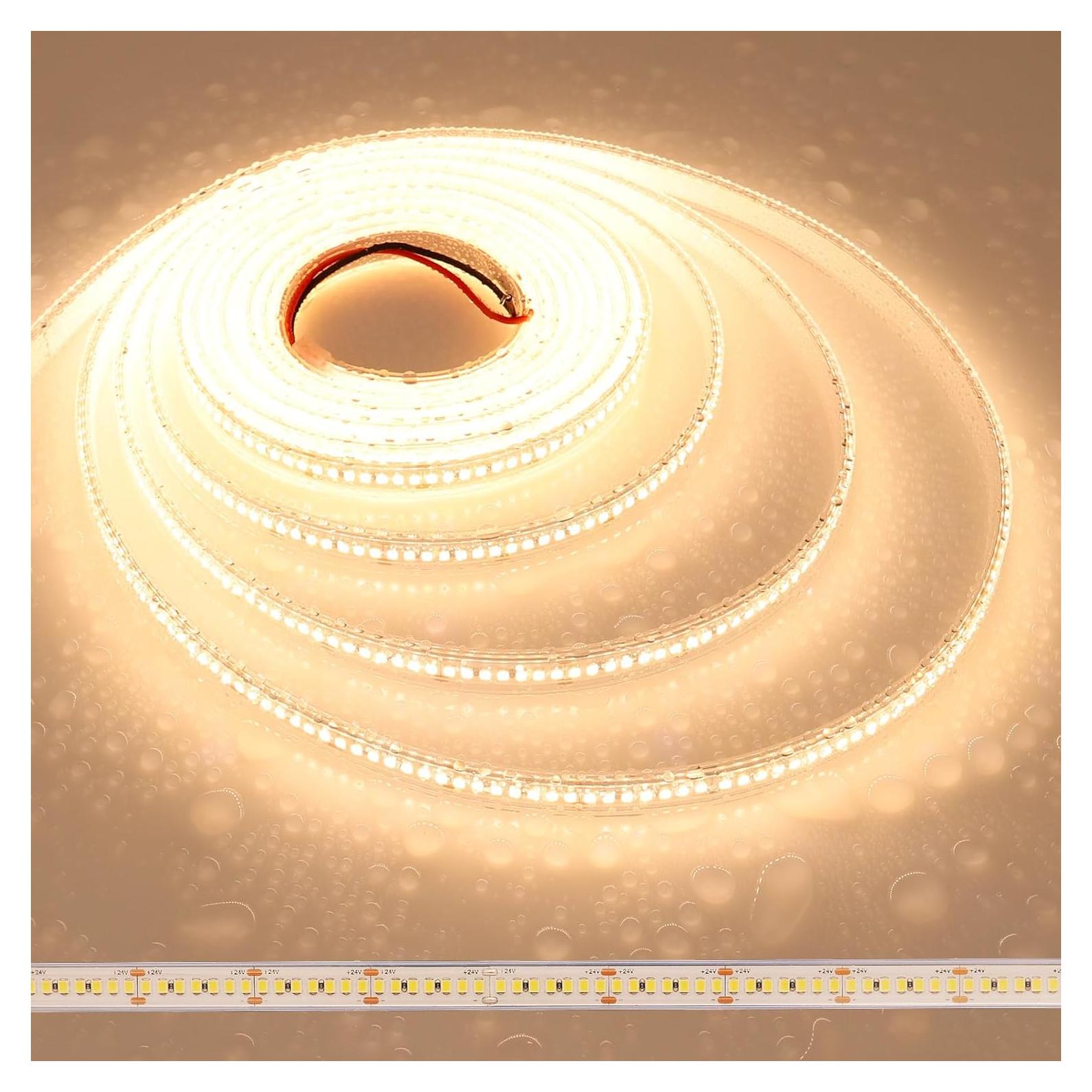 Tira LED JOYLIT 24V 5M IP67 3000K Blanco Cálido 793lm/m