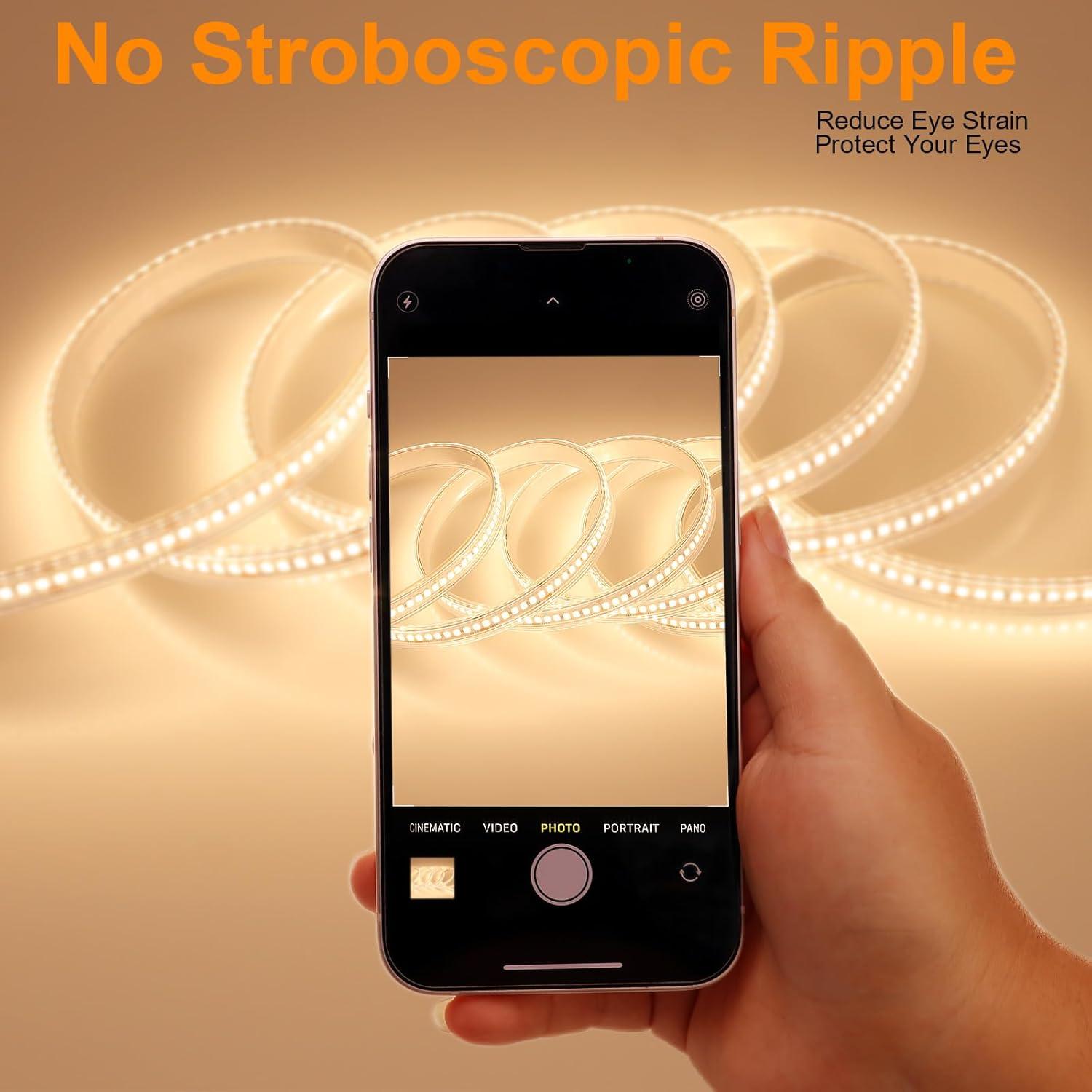 Tira LED JOYLIT 24V 5M IP67 3000K Blanco Cálido 793lm/m