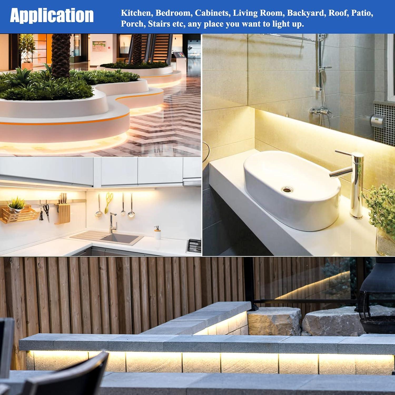 Tira LED JOYLIT 24V 5M IP67 3000K Blanco Cálido 793lm/m