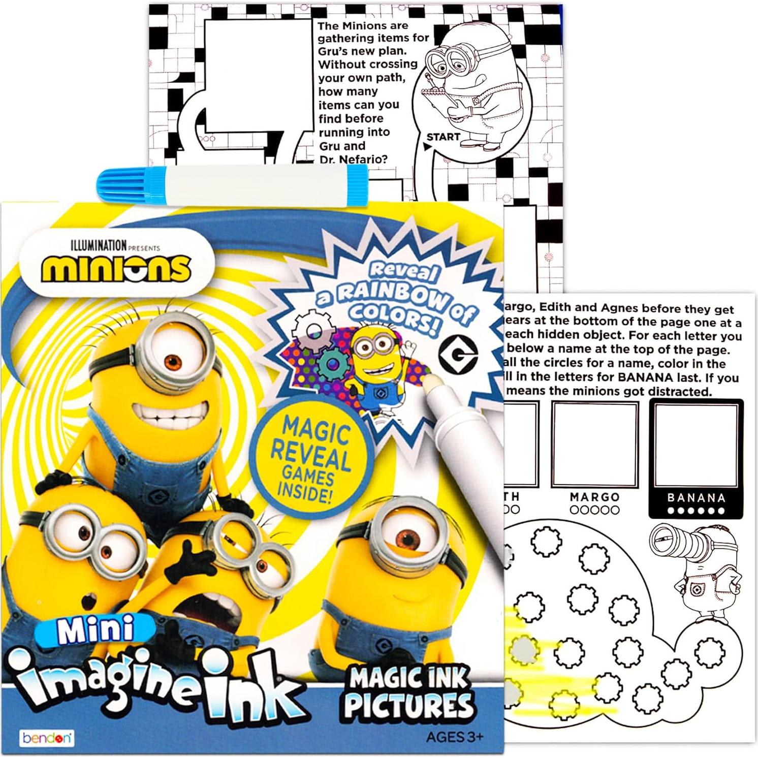 Set de Libros para Colorear Imagine Ink - 3 Libros Mágicos