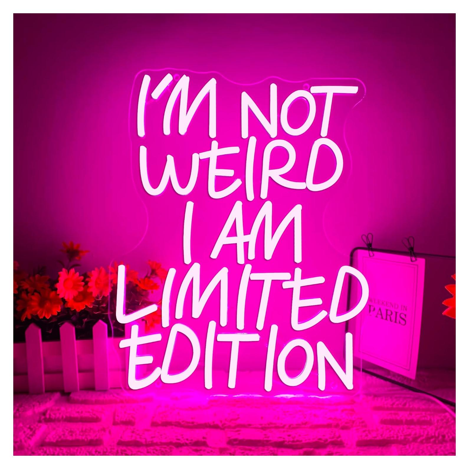 Letrero de Neón LED Rosa Regulable Gippro 39.9x32.3 cm