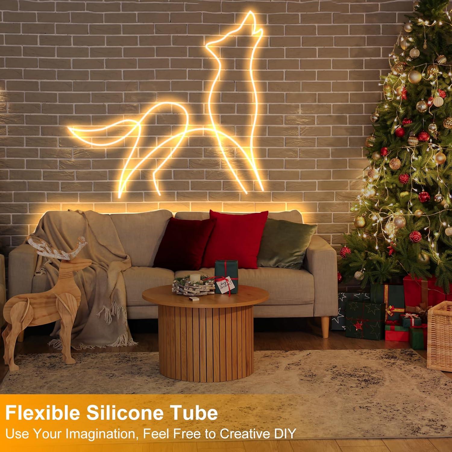 Luces de Neón LED DBFAIRY 10m Regulables 24V Impermeables