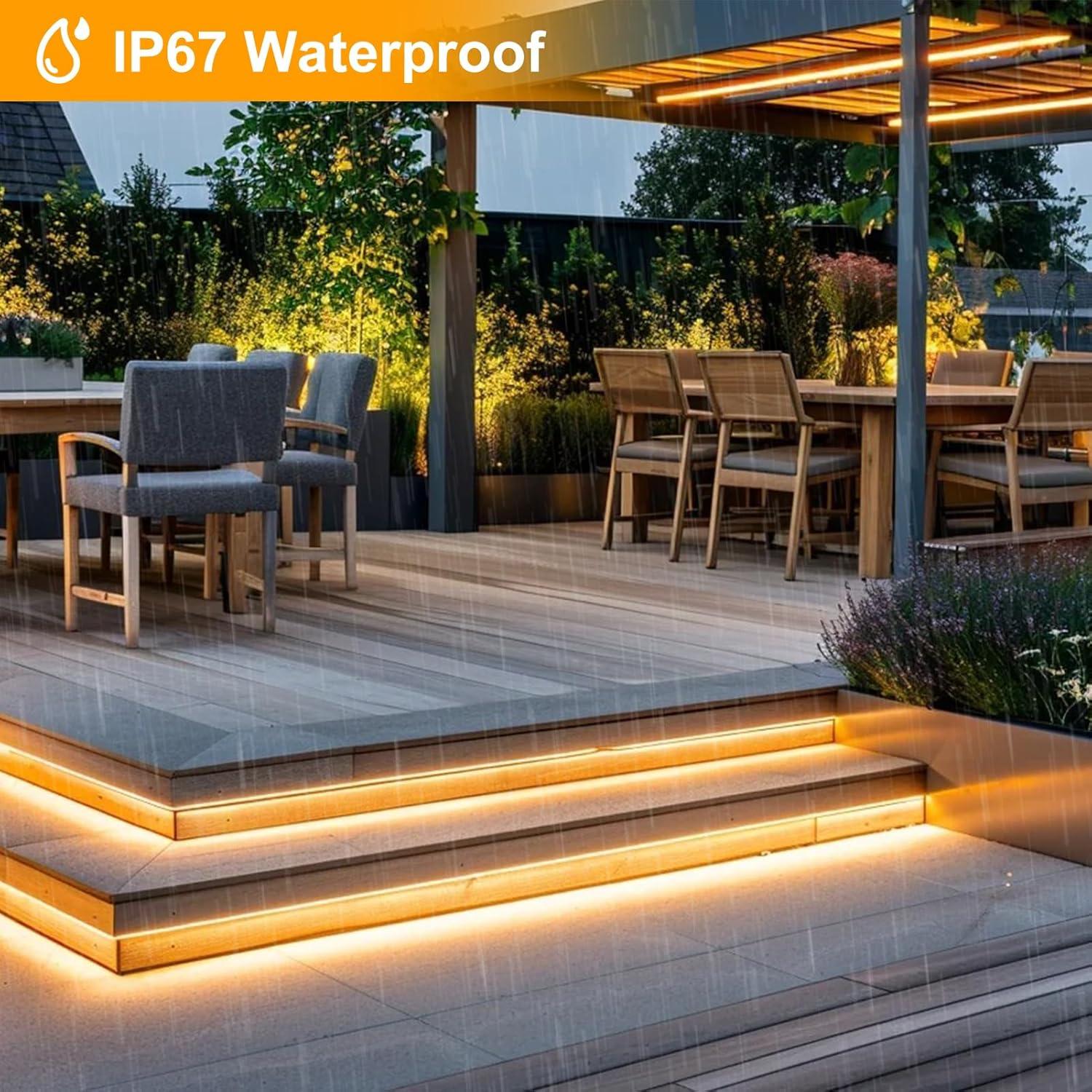 Luces de Neón LED DBFAIRY 10m Regulables 24V Impermeables