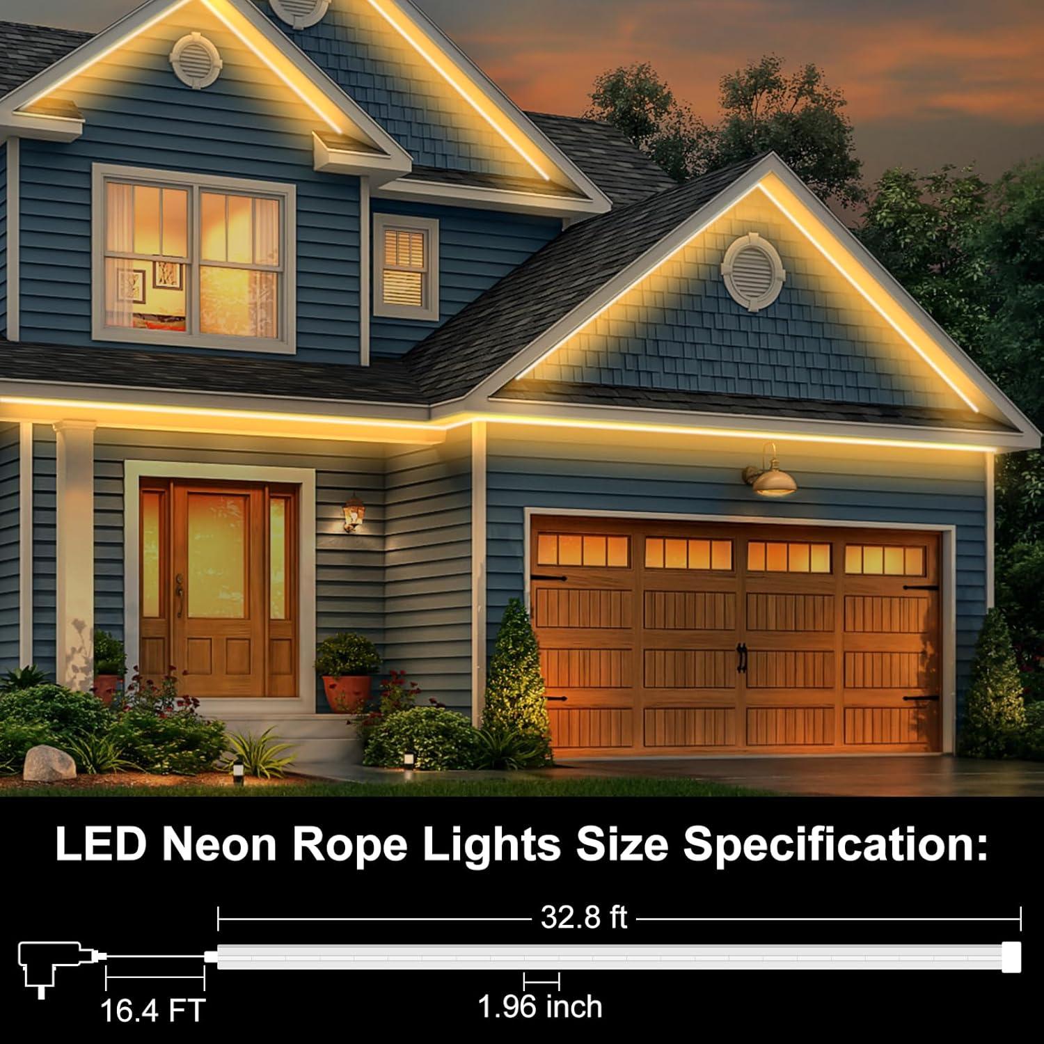 Luces de Neón LED DBFAIRY 10m Regulables 24V Impermeables