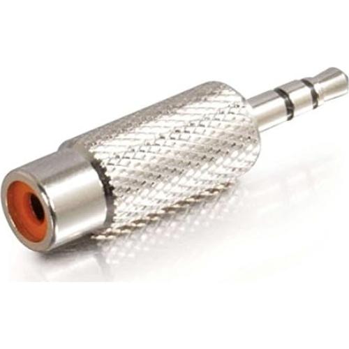 Adaptador de Audio Estéreo C2G 40637 3.5mm a RCA Hembra Plateado