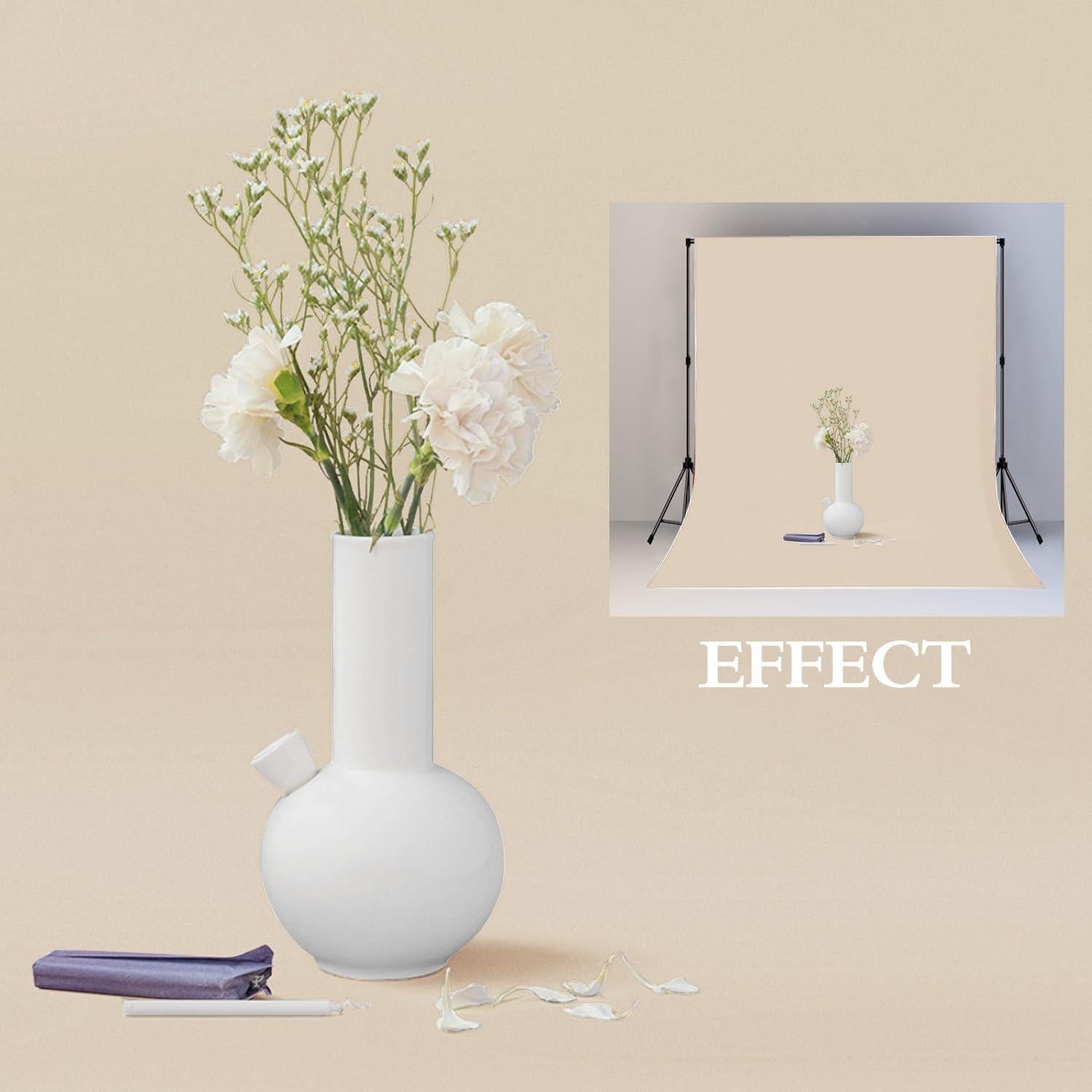 Beige Screen Backdrop 5x7ft Photography Background Meeting Photo Studio Shooting Props