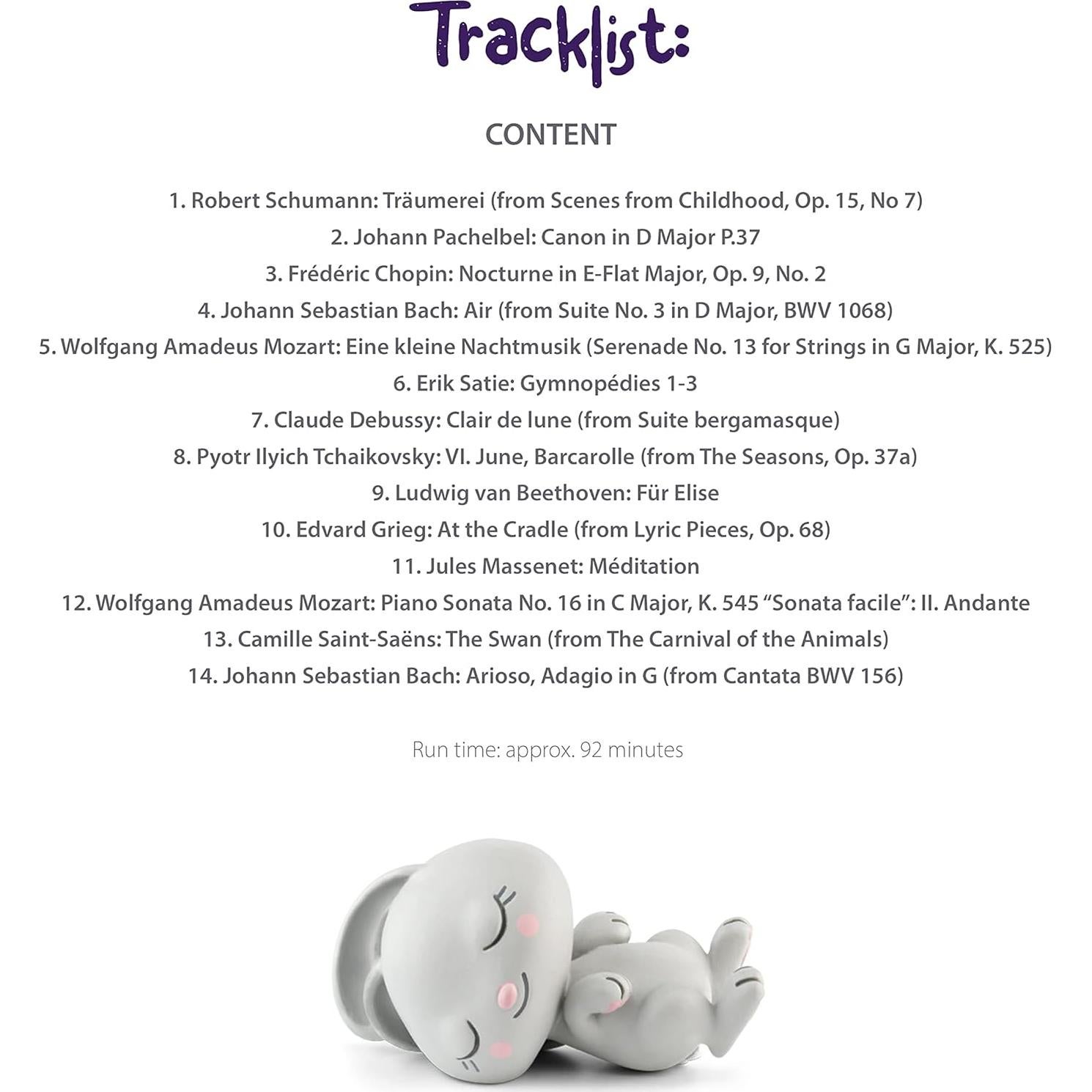 Tonies Conejo Dormilón: Juguete de Audio con Música Clásica