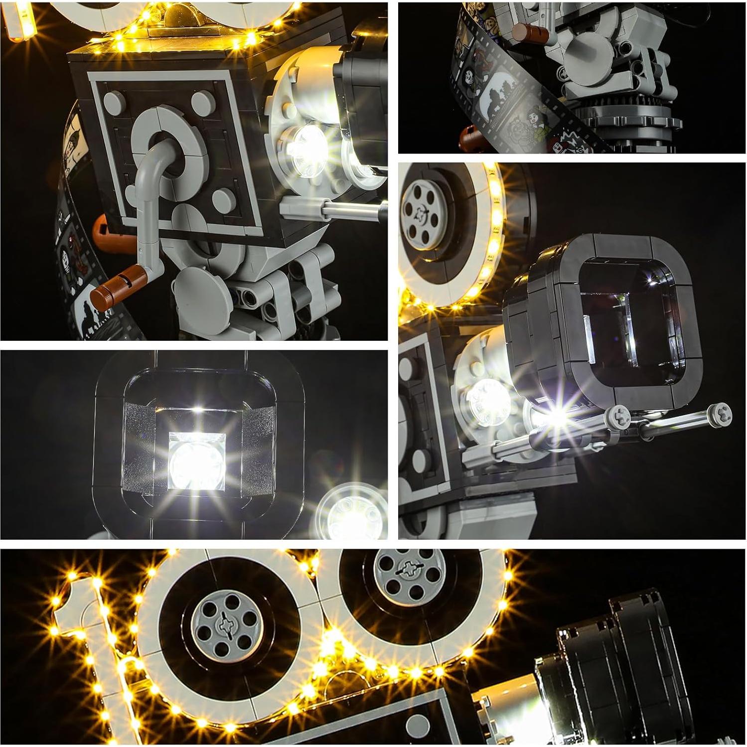 Kit de Luz LED YEABRICKS para Lego 43230 Homenaje a Disney