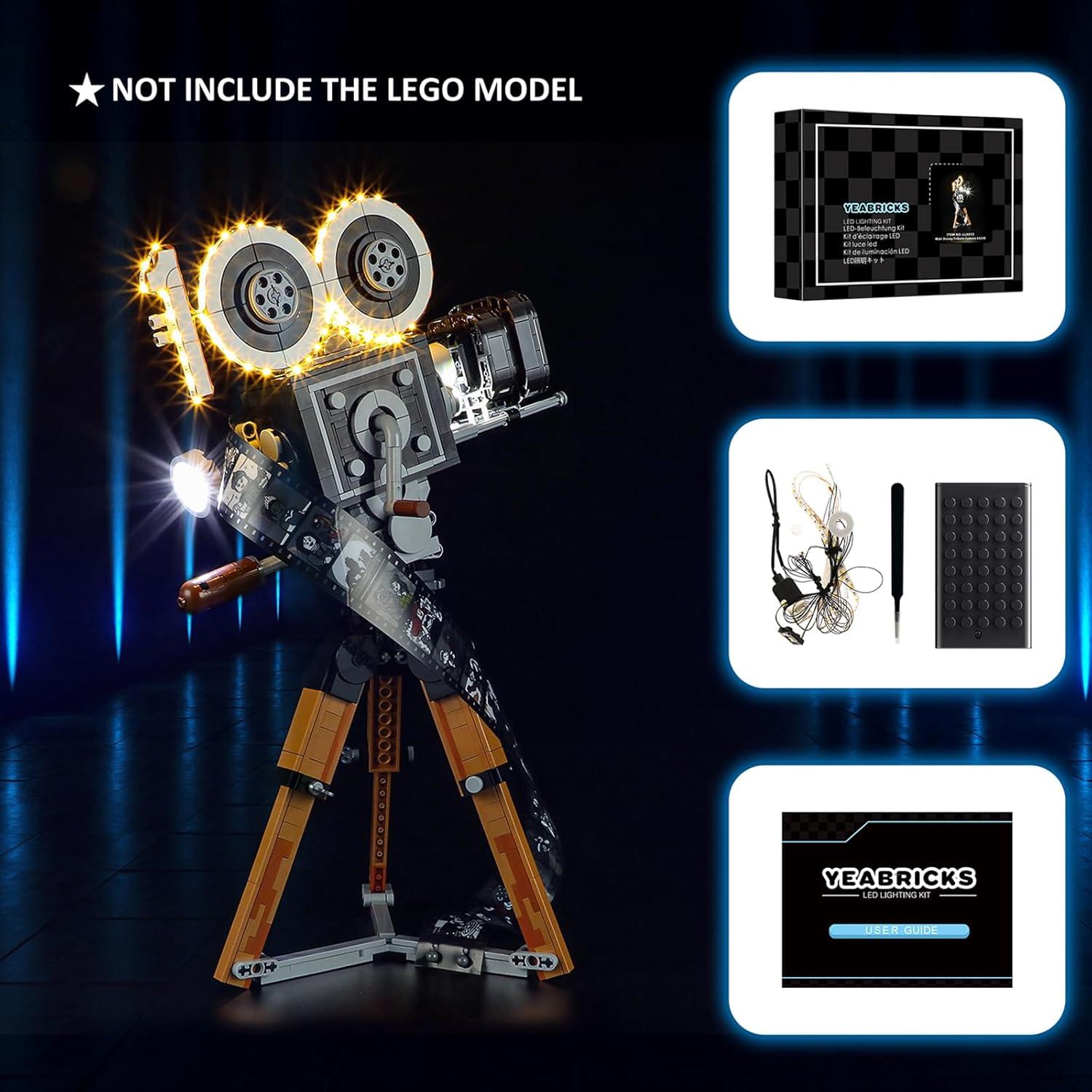 Kit de Luz LED YEABRICKS para Lego 43230 Homenaje a Disney