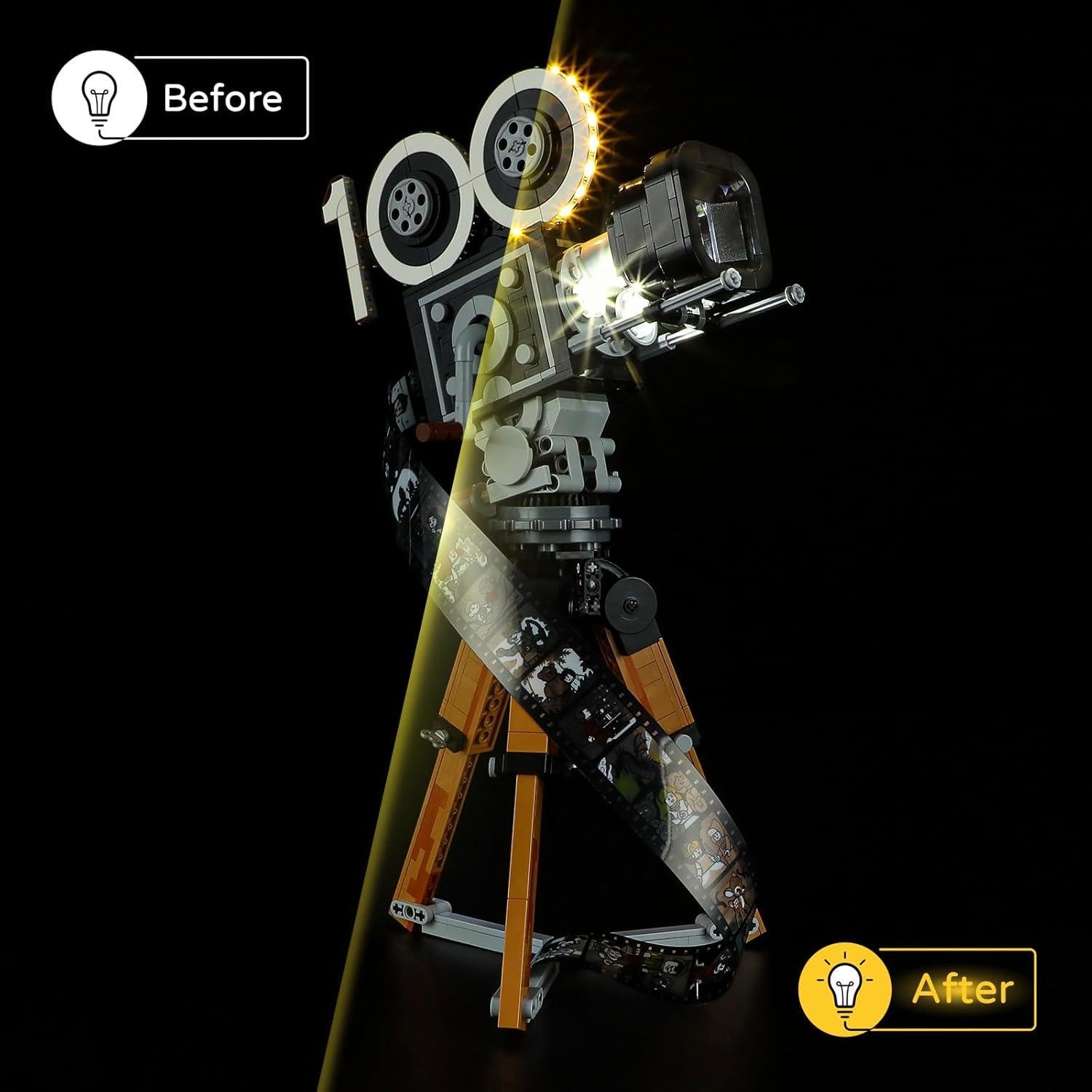 Kit de Luz LED YEABRICKS para Lego 43230 Homenaje a Disney