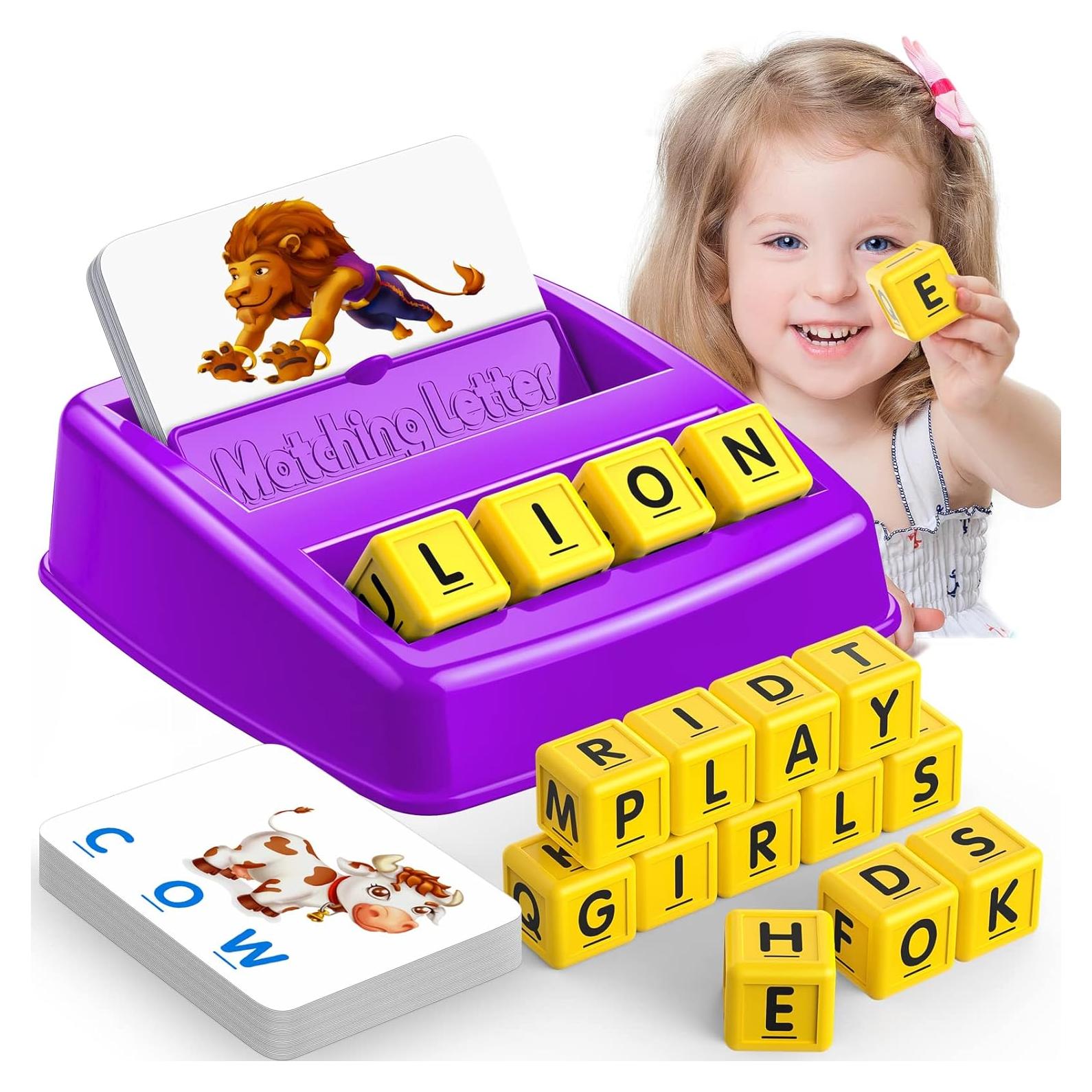 Juego de Emparejamiento de Letras LIWIN para Niños 3-8 Años