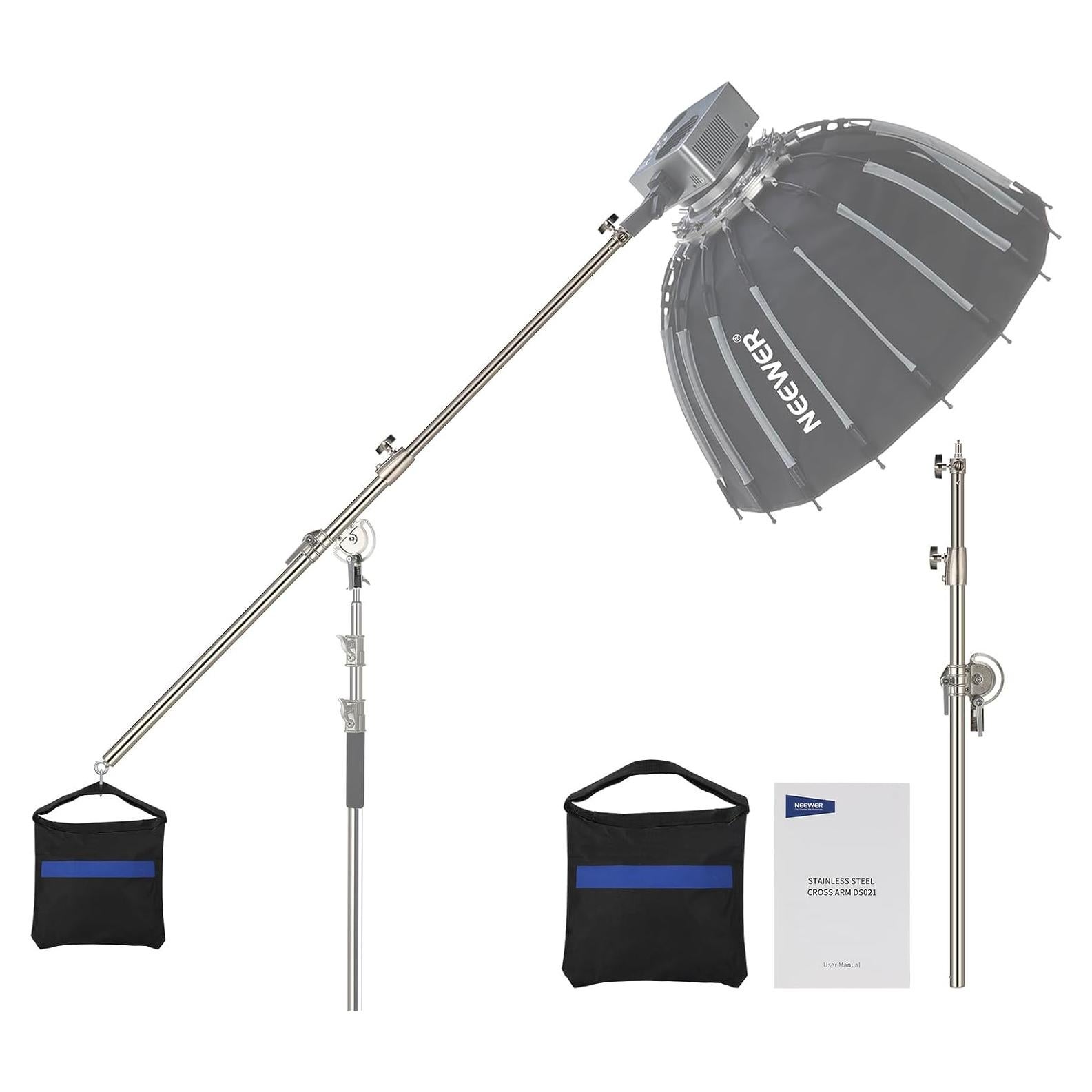 Brazo de Extensión NEEWER DS021 Acero Inoxidable 98-168.5cm