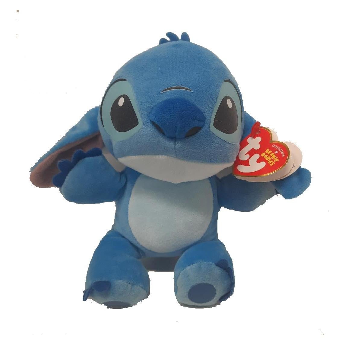 Peluches TY Beanie Baby Stitch 15 cm Azul Suave