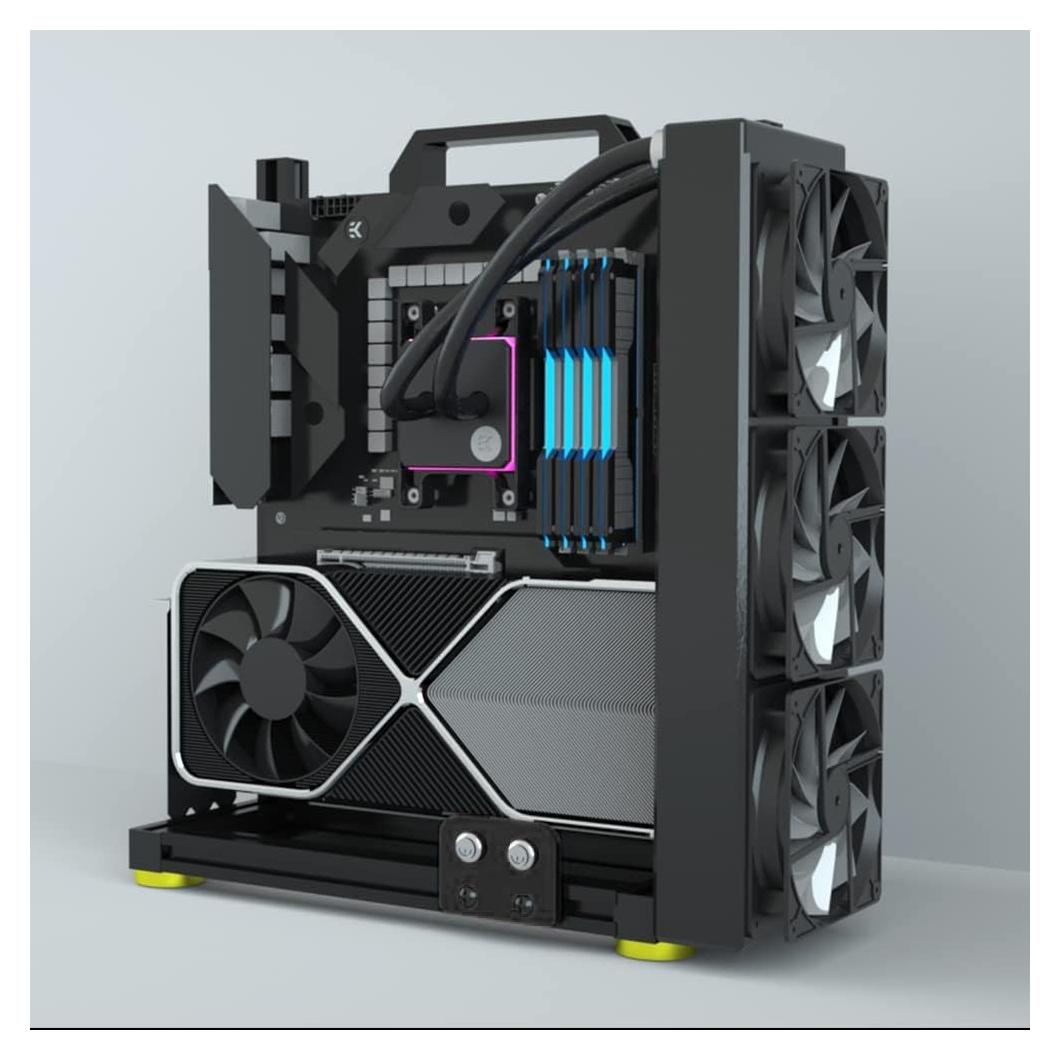 Banco de Pruebas de PC Abierto egowz EATX 2.36kg