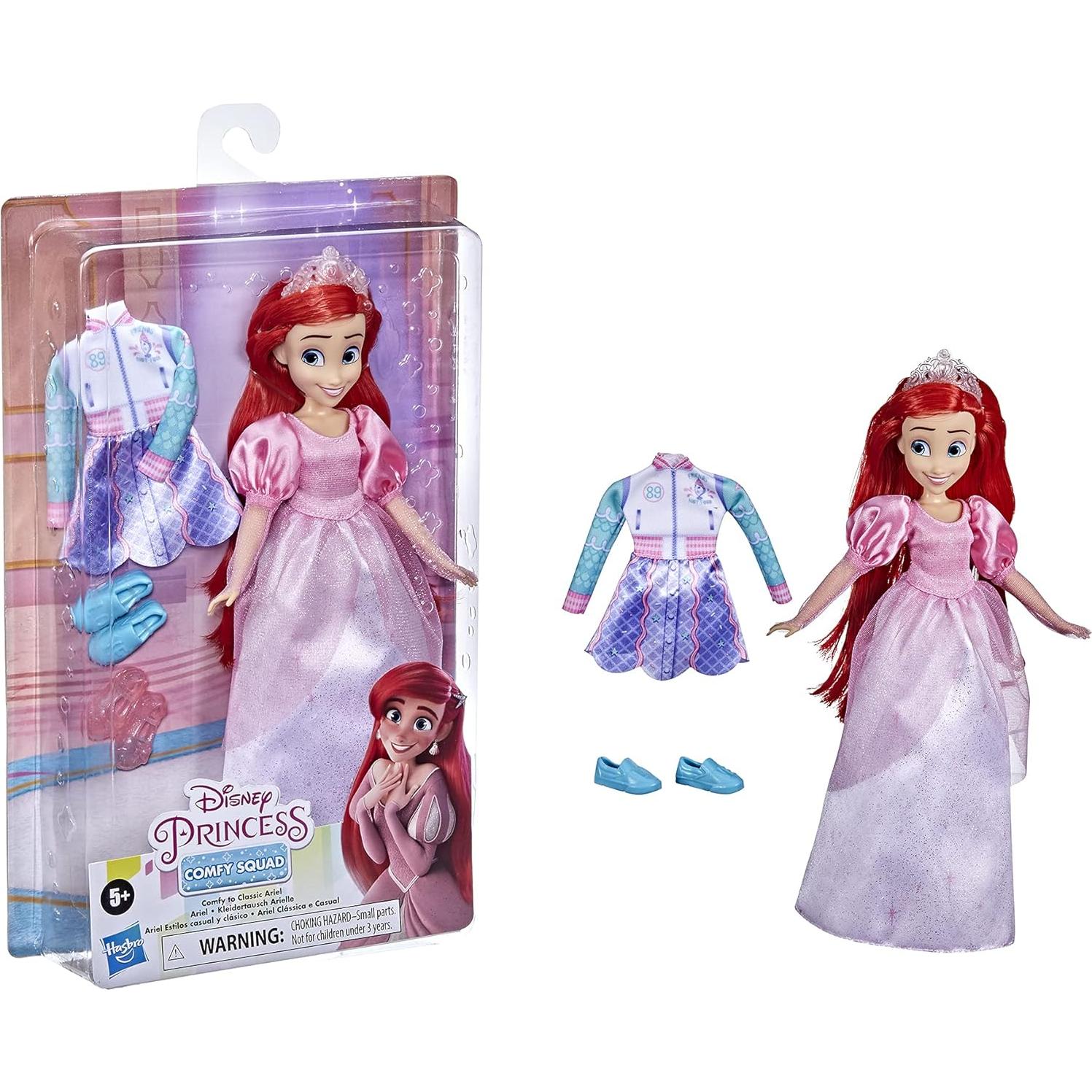 Muñeca de Moda Ariel Comfy a Clásico Disney con Atuendos