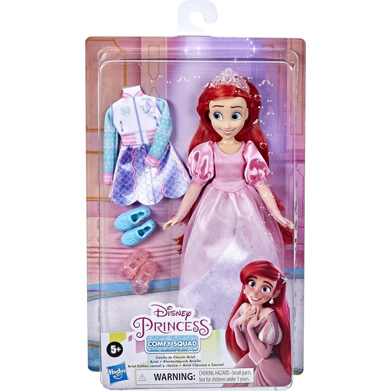 Muñeca de Moda Ariel Comfy a Clásico Disney con Atuendos