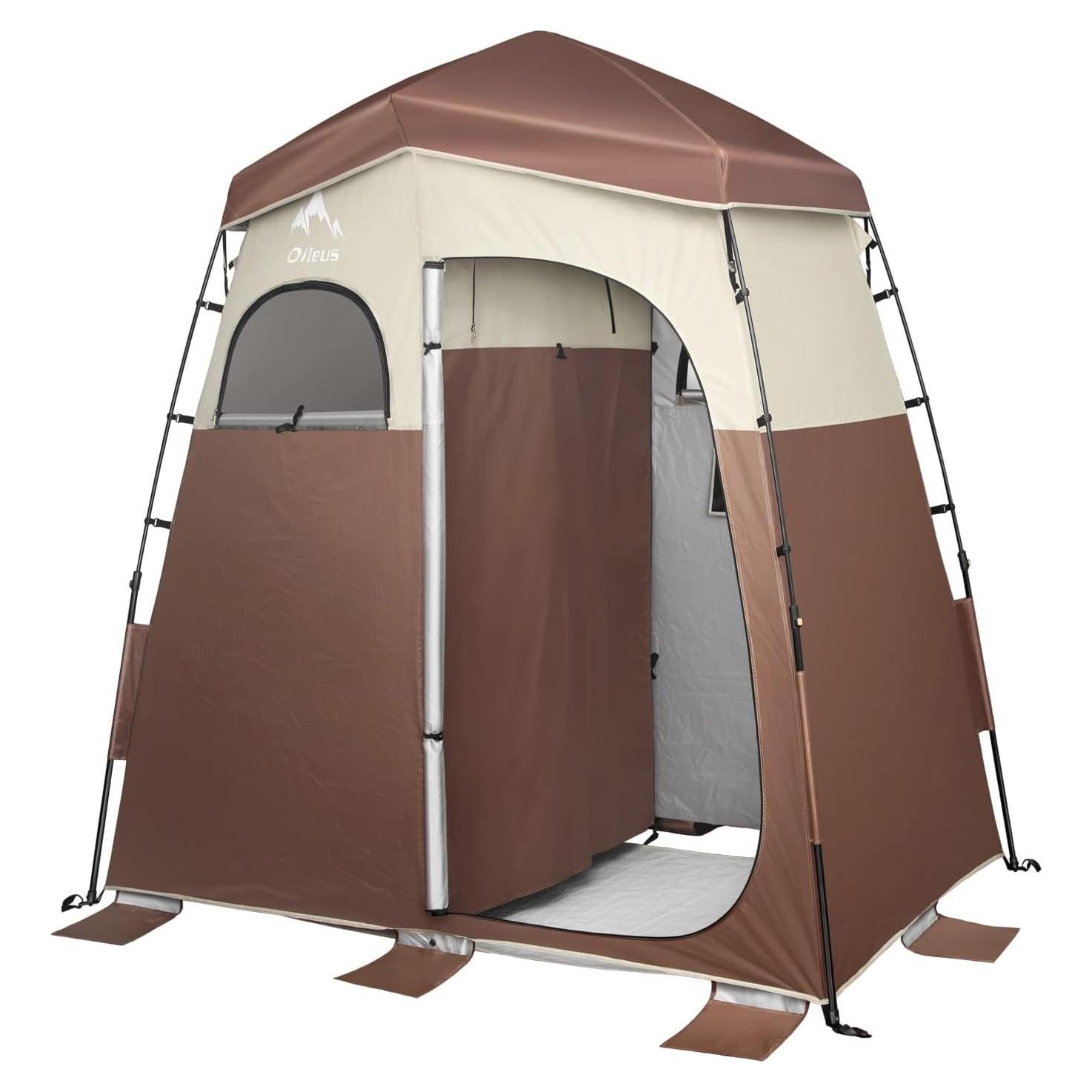 Tienda de Privacidad Pop Up Oileus Doble-Café 2 Habitaciones