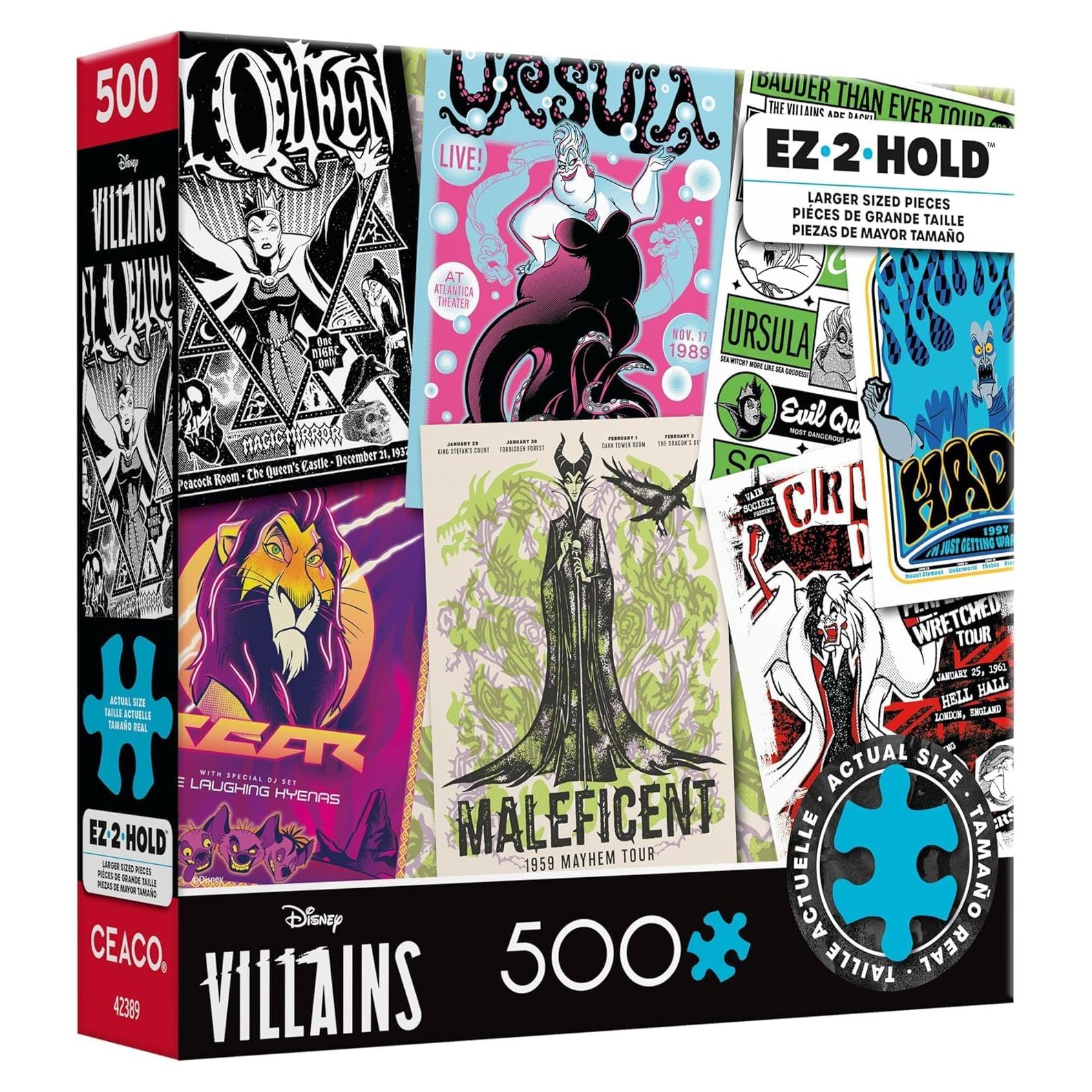 Rompecabezas Ceaco Disney Villanos 500 Piezas 61x46 cm