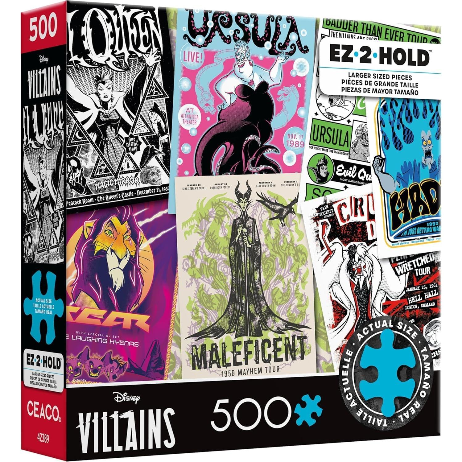 Rompecabezas Ceaco Disney Villanos 500 Piezas 61x46 cm