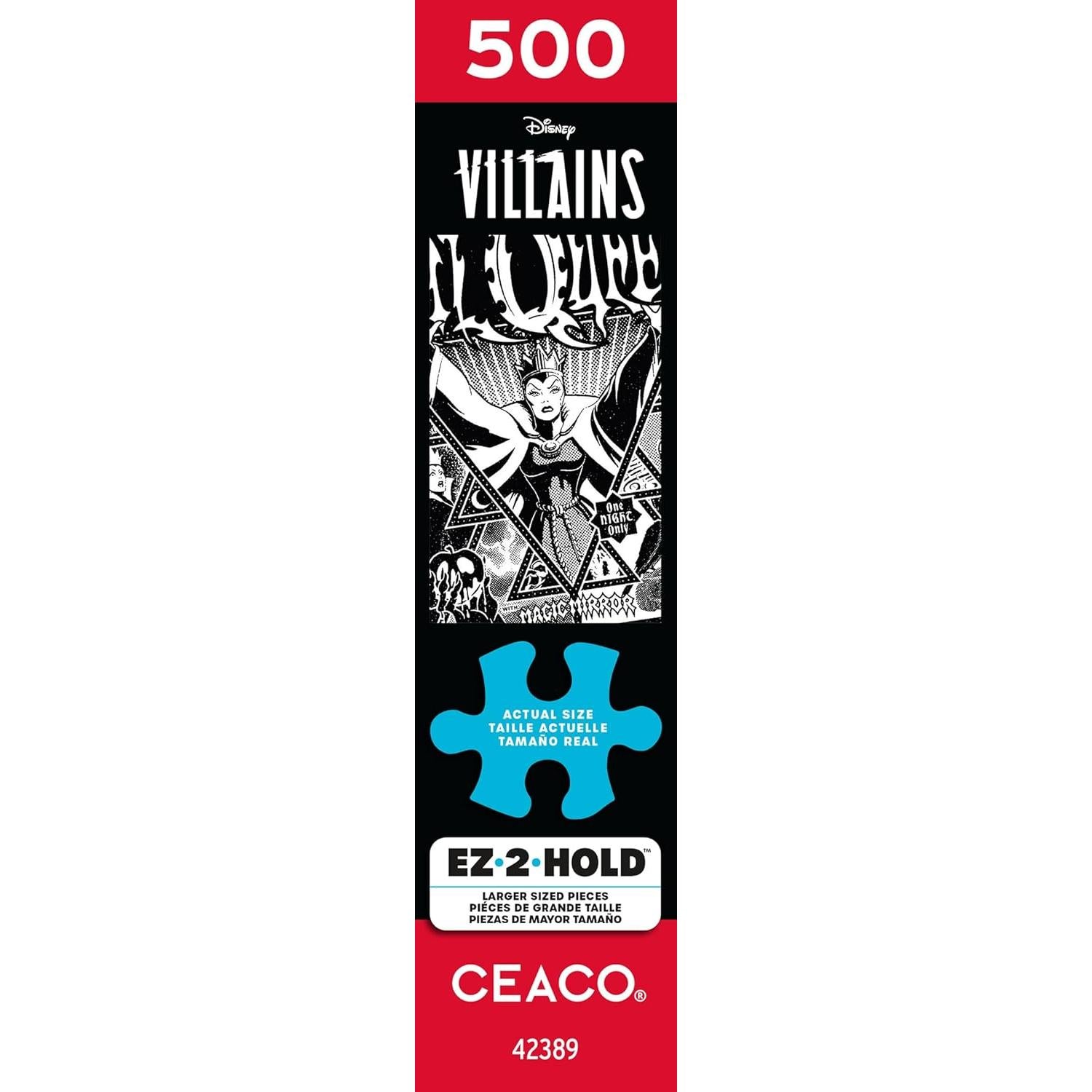 Rompecabezas Ceaco Disney Villanos 500 Piezas 61x46 cm
