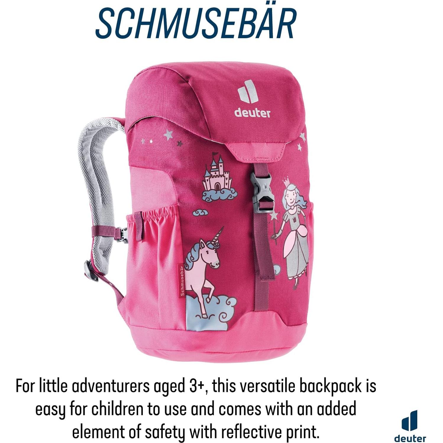 Mochila Deuter Schmusebar 8L Rubí-Rosa para Niños
