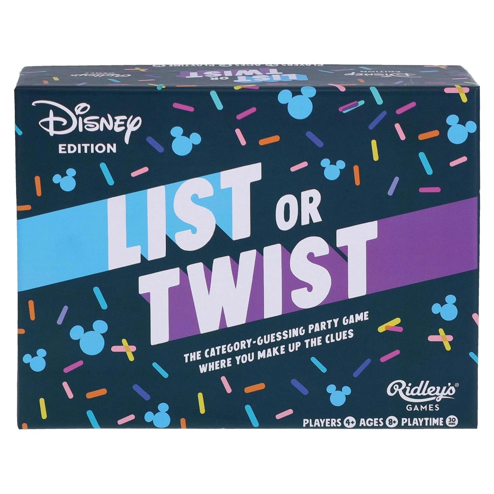 Juego de Fiesta Disney List or Twist Ridley's Games 4-10 Jugadores