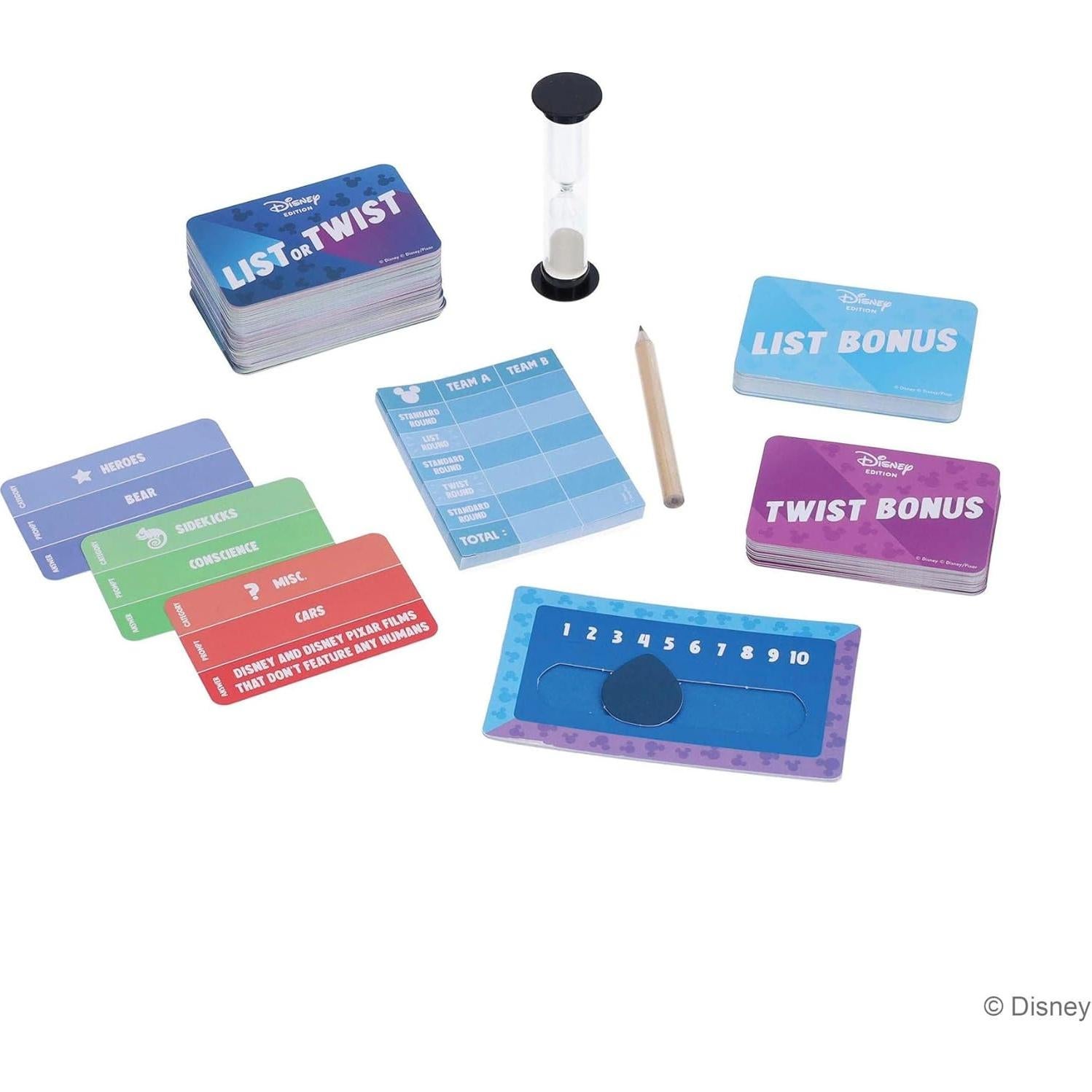 Juego de Fiesta Disney List or Twist Ridley's Games 4-10 Jugadores