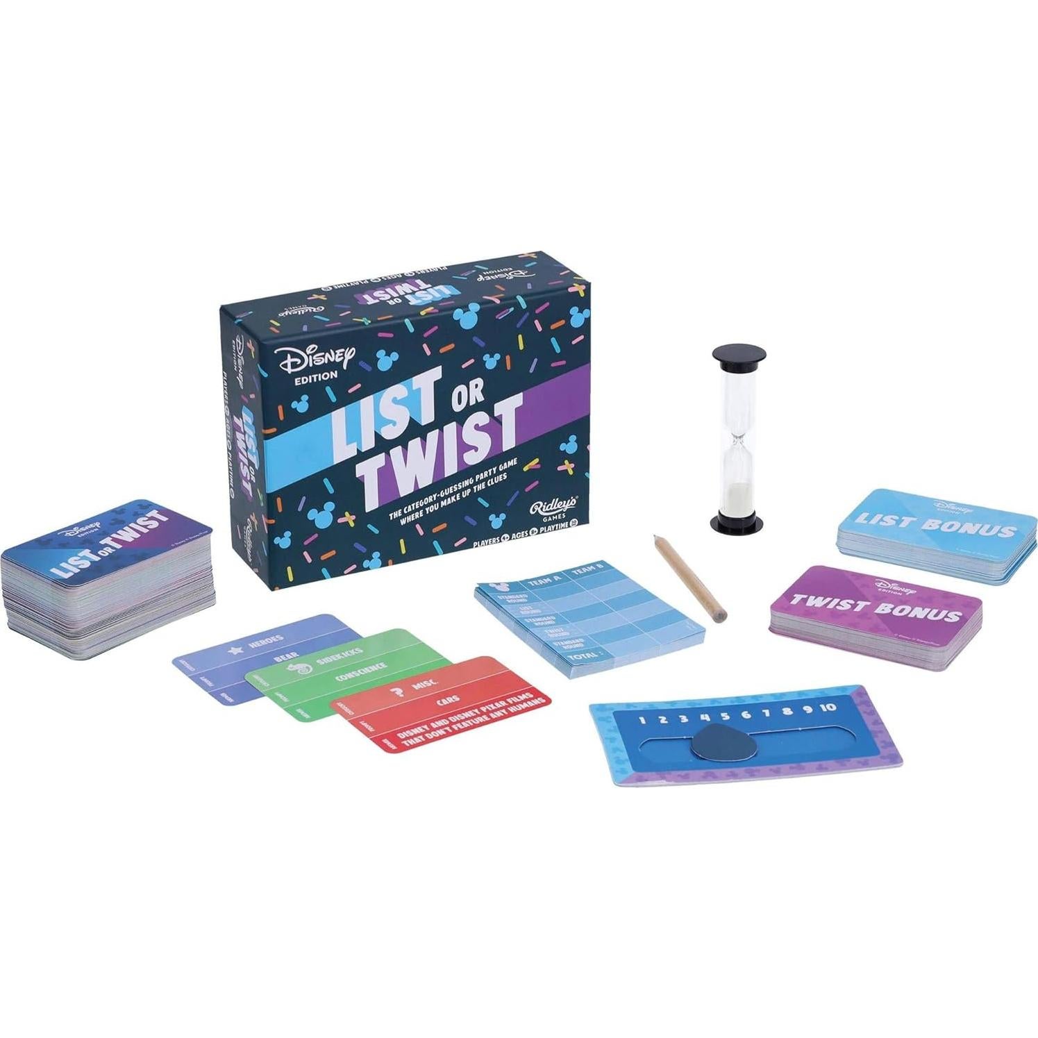 Juego de Fiesta Disney List or Twist Ridley's Games 4-10 Jugadores