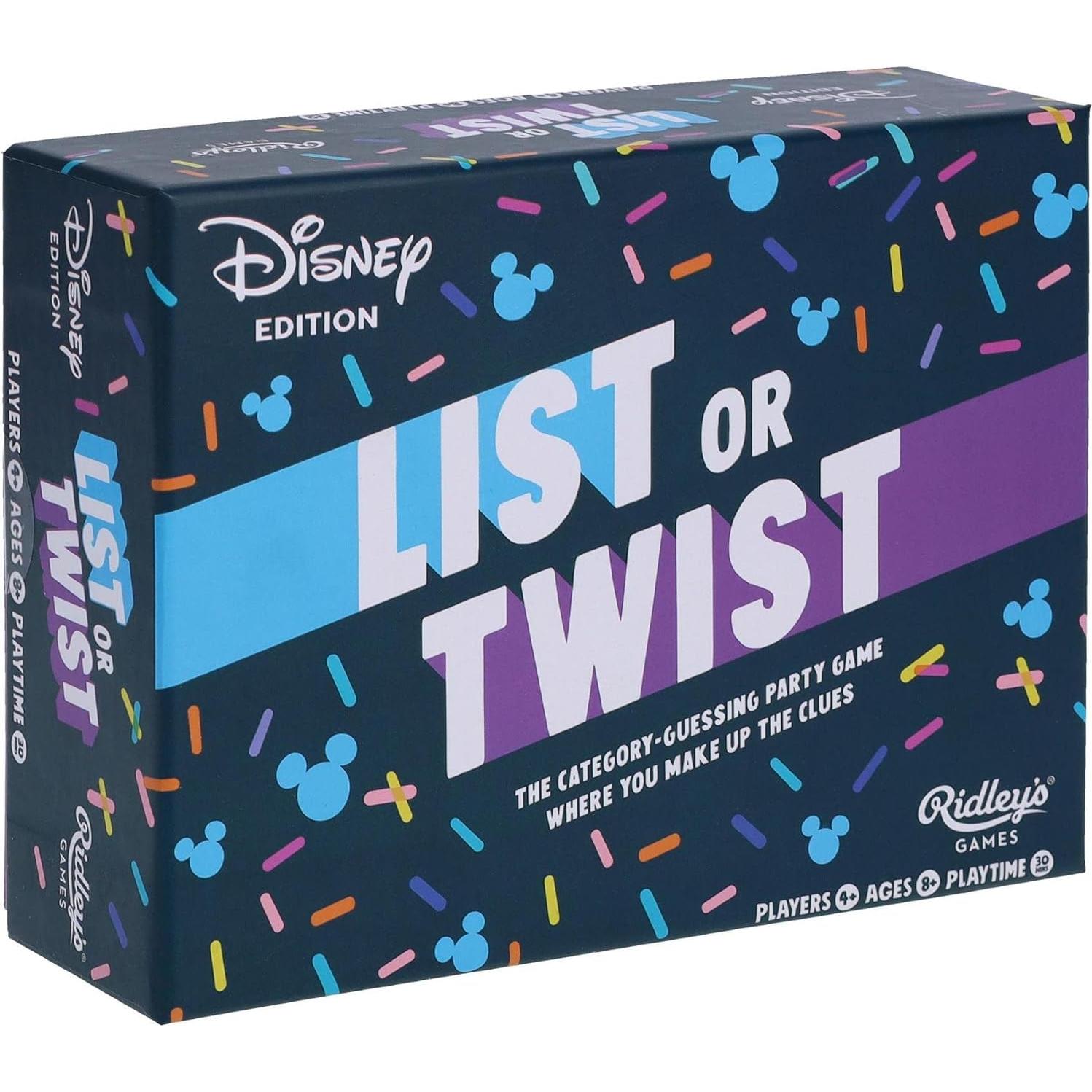 Juego de Fiesta Disney List or Twist Ridley's Games 4-10 Jugadores