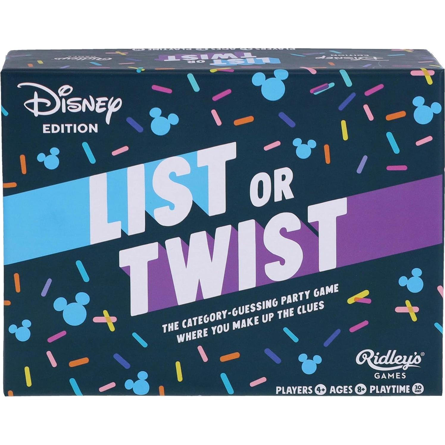 Juego de Fiesta Disney List or Twist Ridley's Games 4-10 Jugadores