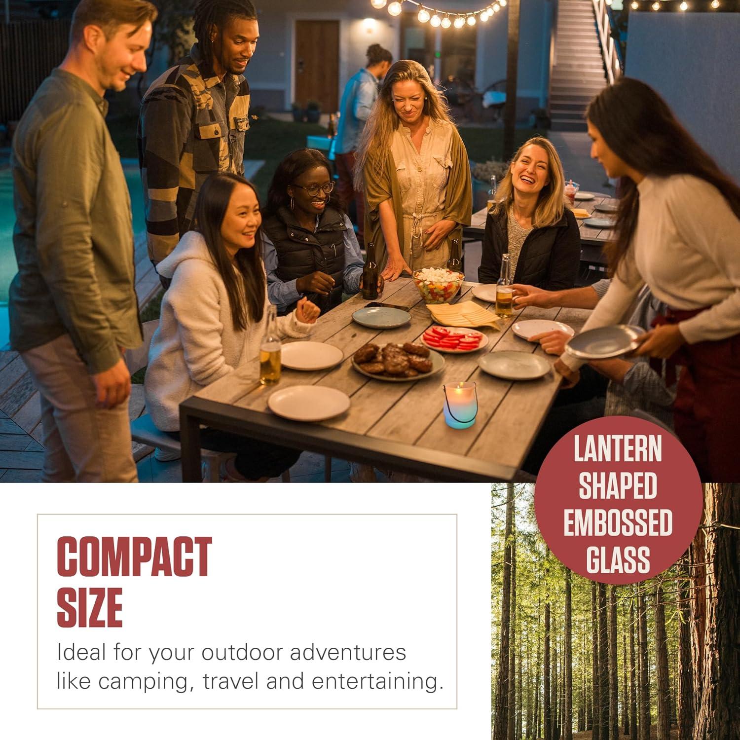 Vela LED de Citronela Coleman 77091 Multicolor 25h