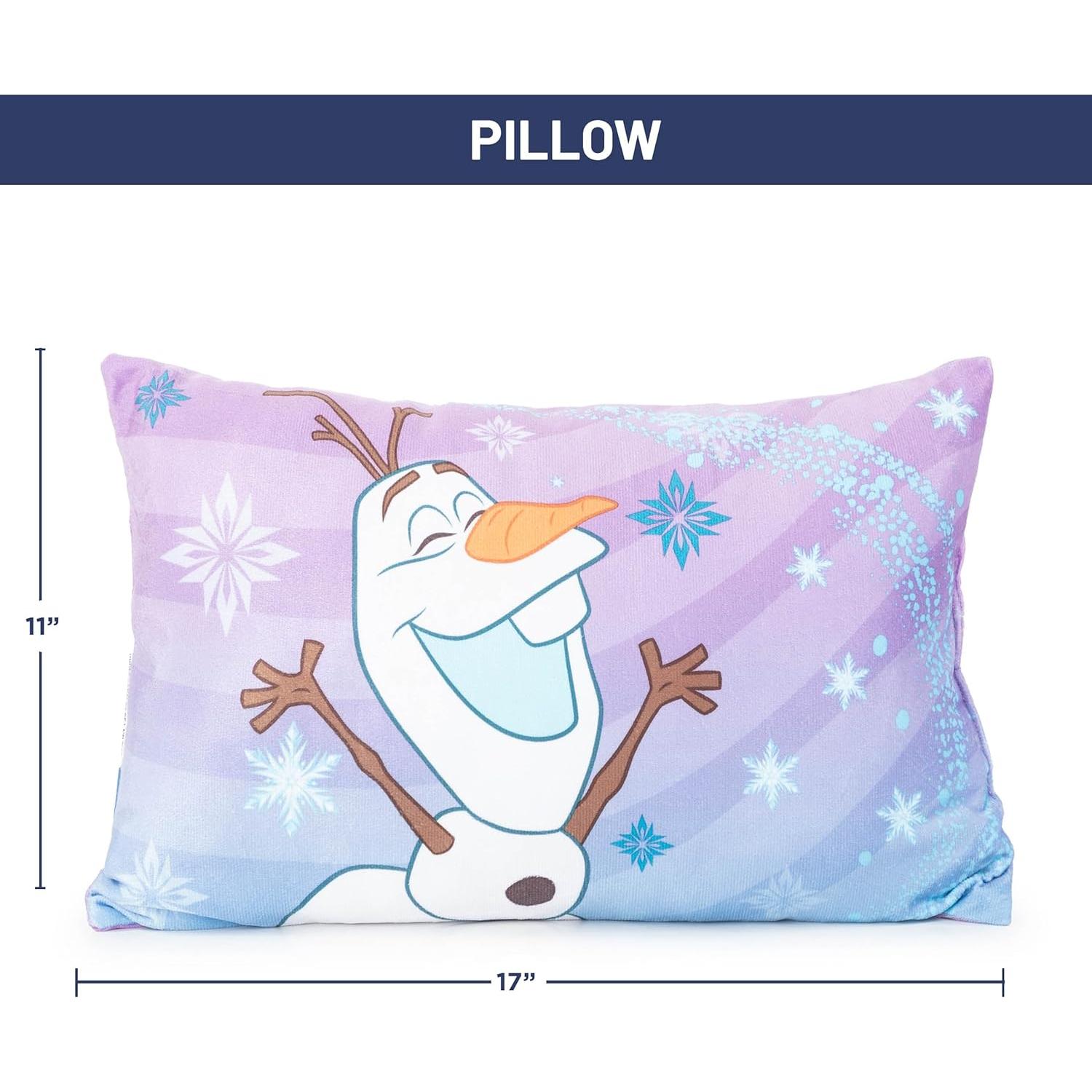 Juego de Dormir Jay Franco Frozen 3 Piezas - Bolsa, Almohada y Máscara