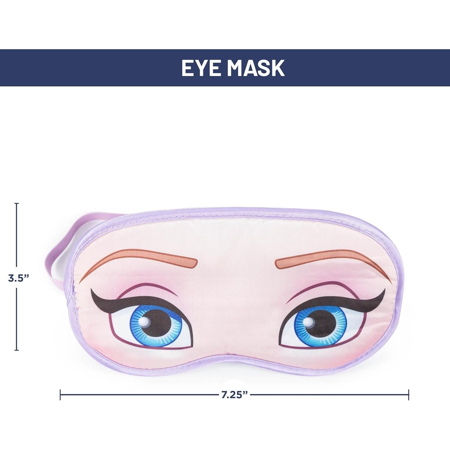 Juego de Dormir Jay Franco Frozen 3 Piezas - Bolsa, Almohada y Máscara