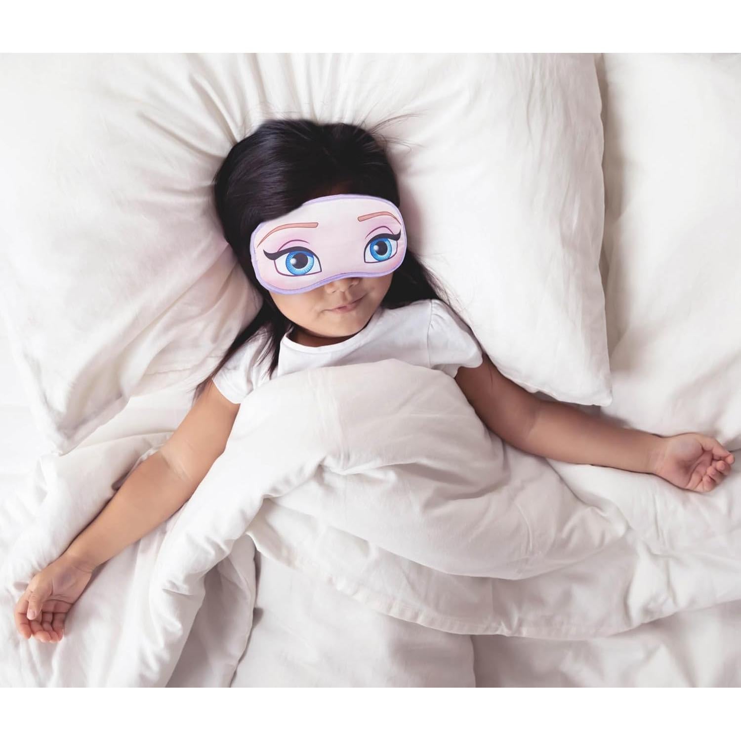 Juego de Dormir Jay Franco Frozen 3 Piezas - Bolsa, Almohada y Máscara