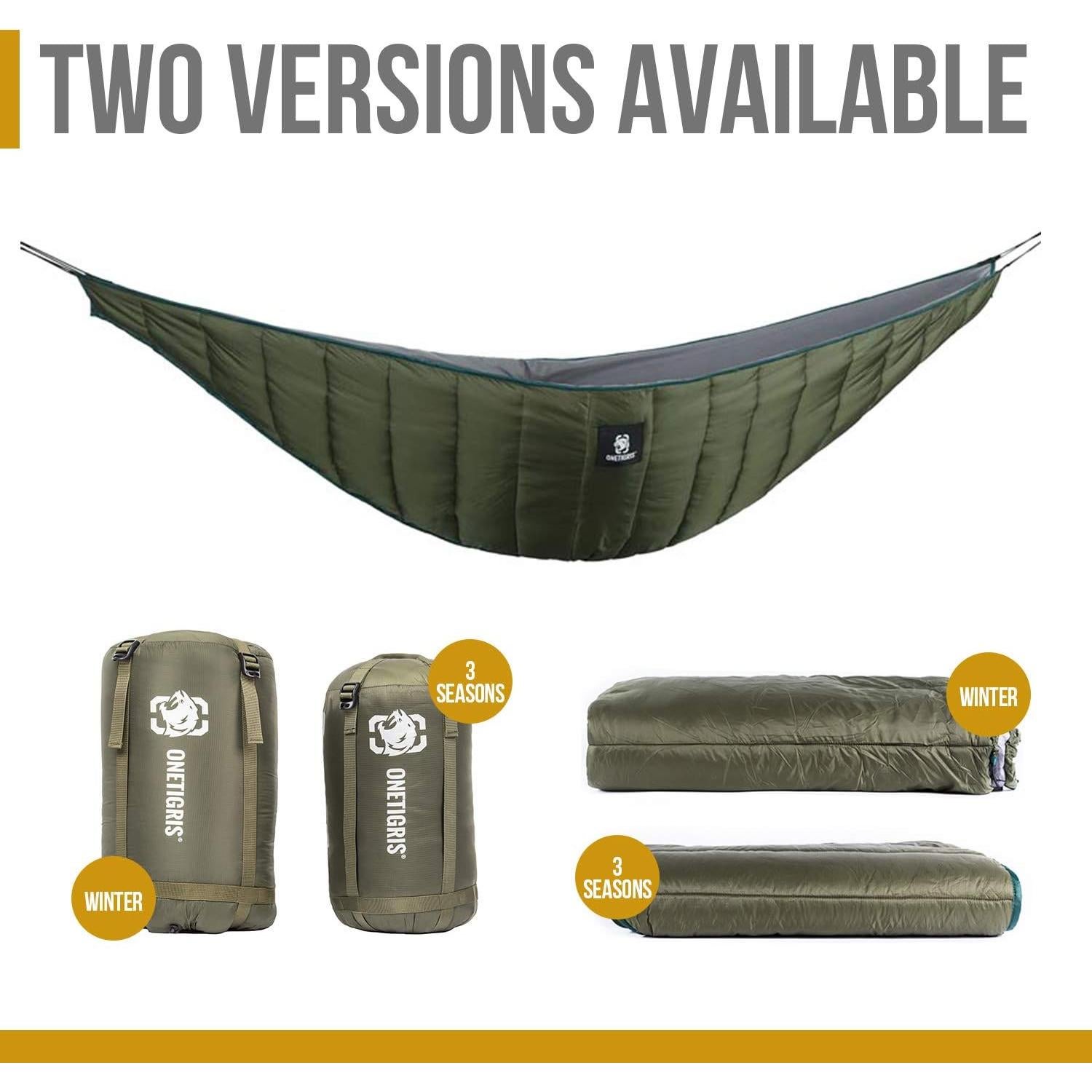 Saco de Dormir para Hamacas OneTigris 3-4 Estaciones 800g