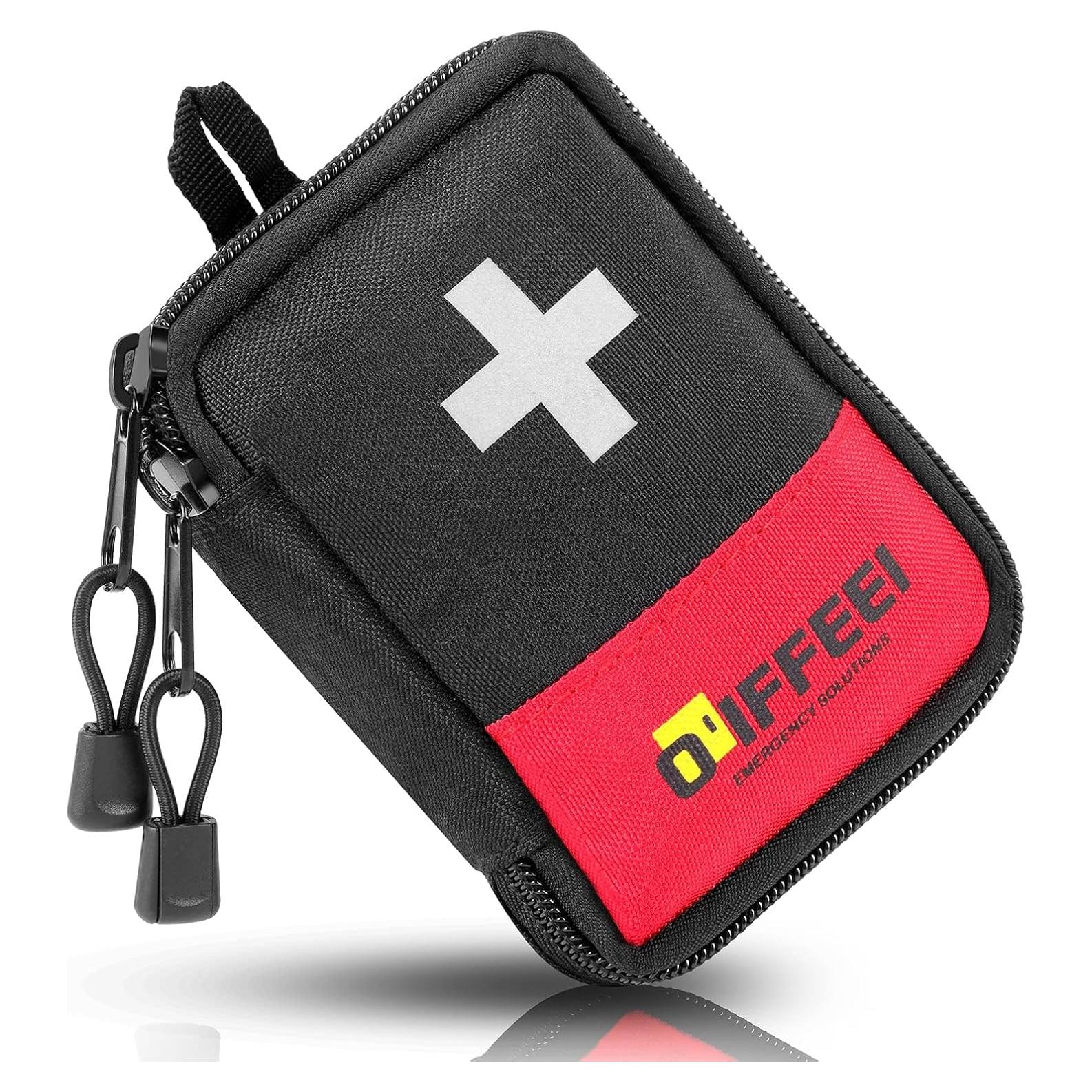 Kit de Primeros Auxilios Vacío O'IFFEEI Mini 12.9x9.4cm Negro