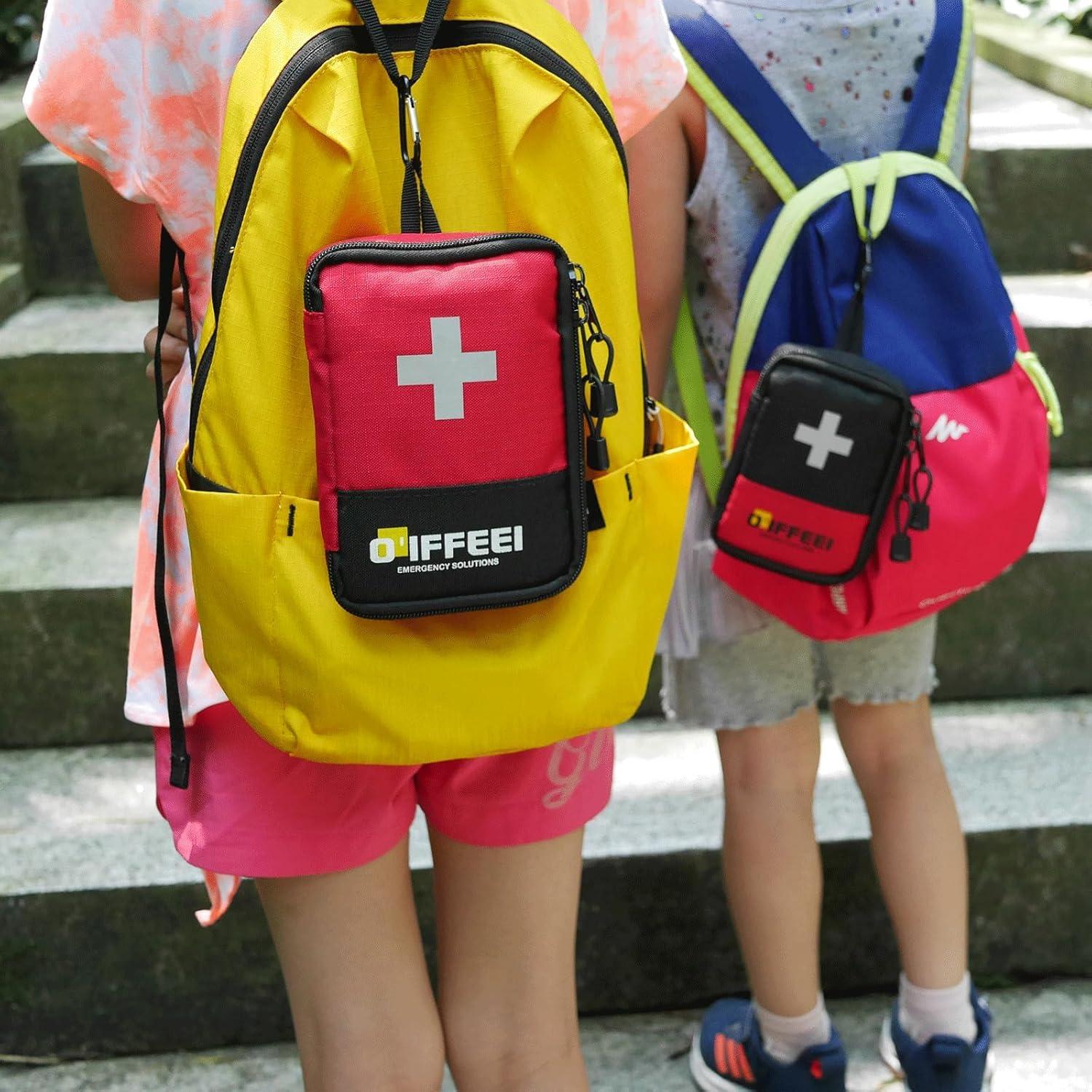 Kit de Primeros Auxilios Vacío O'IFFEEI Mini 12.9x9.4cm Negro