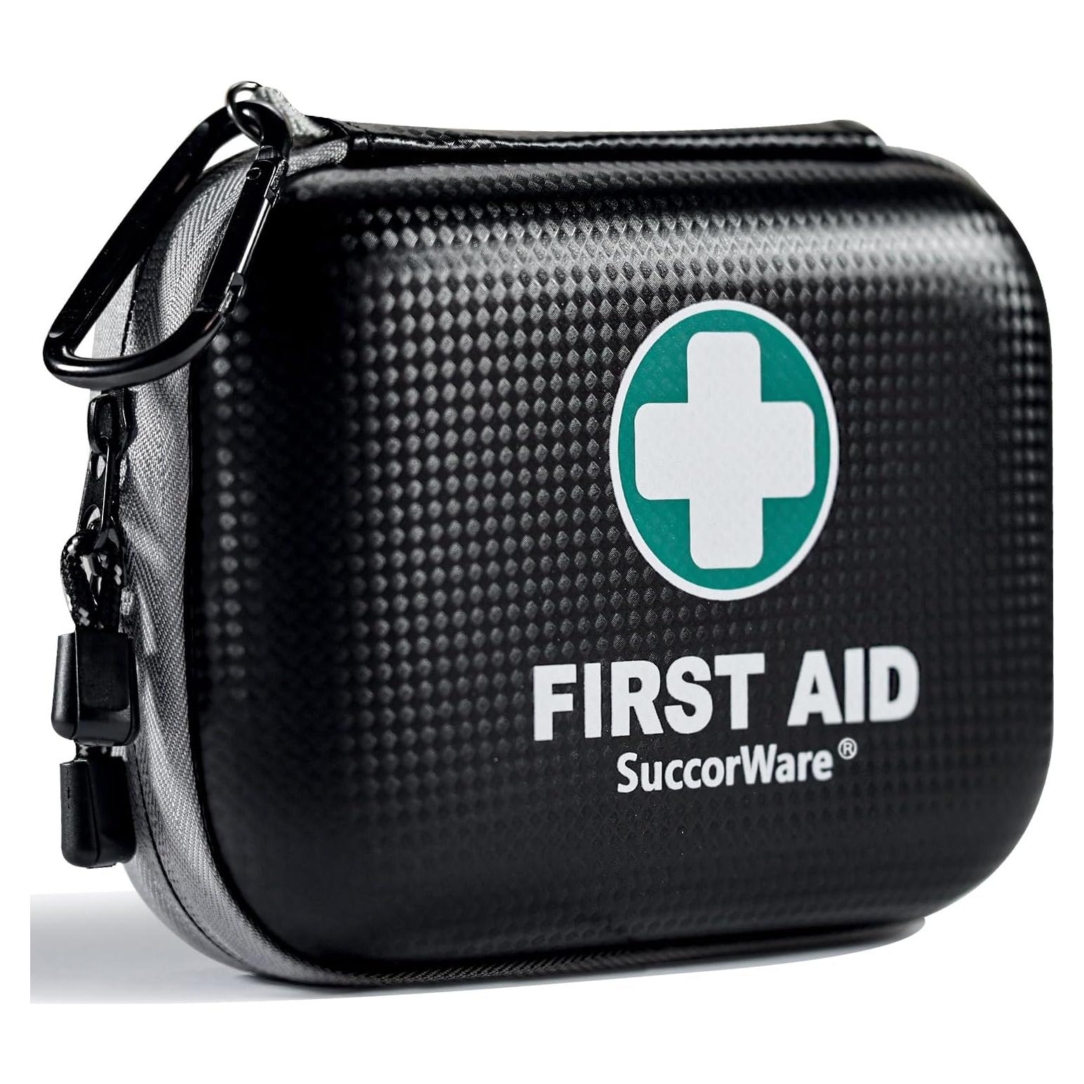 Kit de Primeros Auxilios Mini SuccorWare 150 Piezas Negro