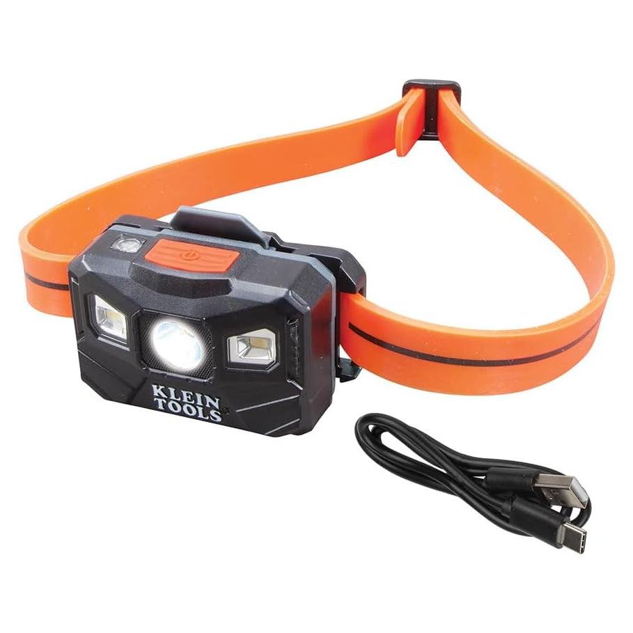 Linterna Frontal Recargable Klein Tools 400 Lúmenes LED