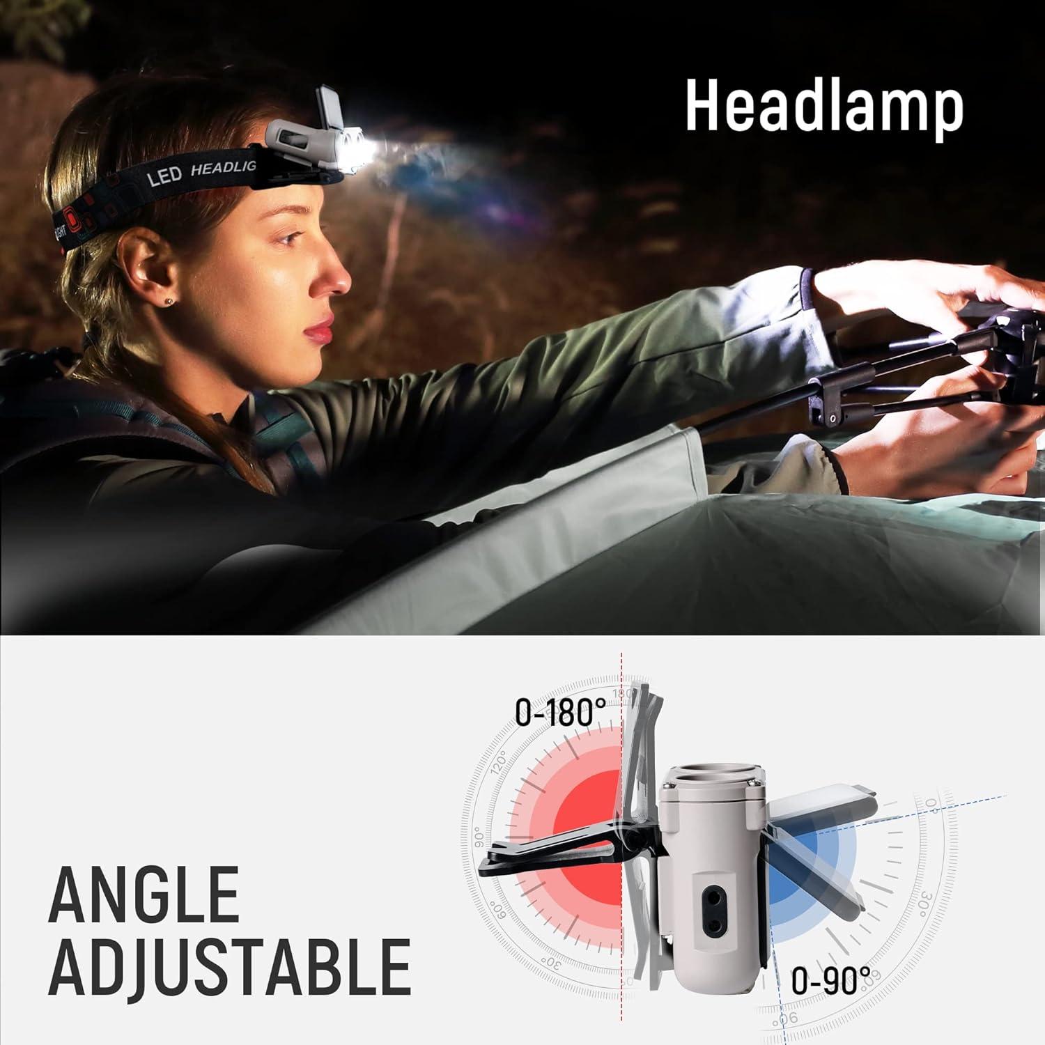 Luz LED Recargable para Casco Golighteverus 800 Lúmenes