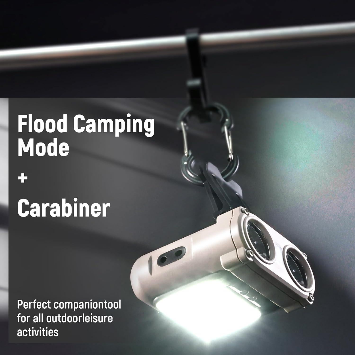 Luz LED Recargable para Casco Golighteverus 800 Lúmenes