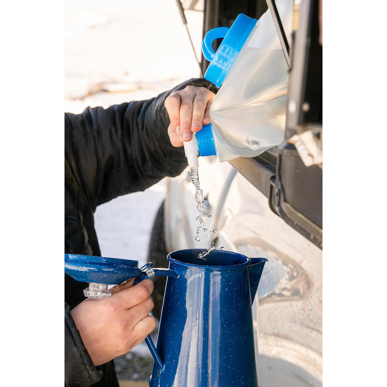 Percolador de Café GSI Outdoors 8 Tazas Esmaltado Azul