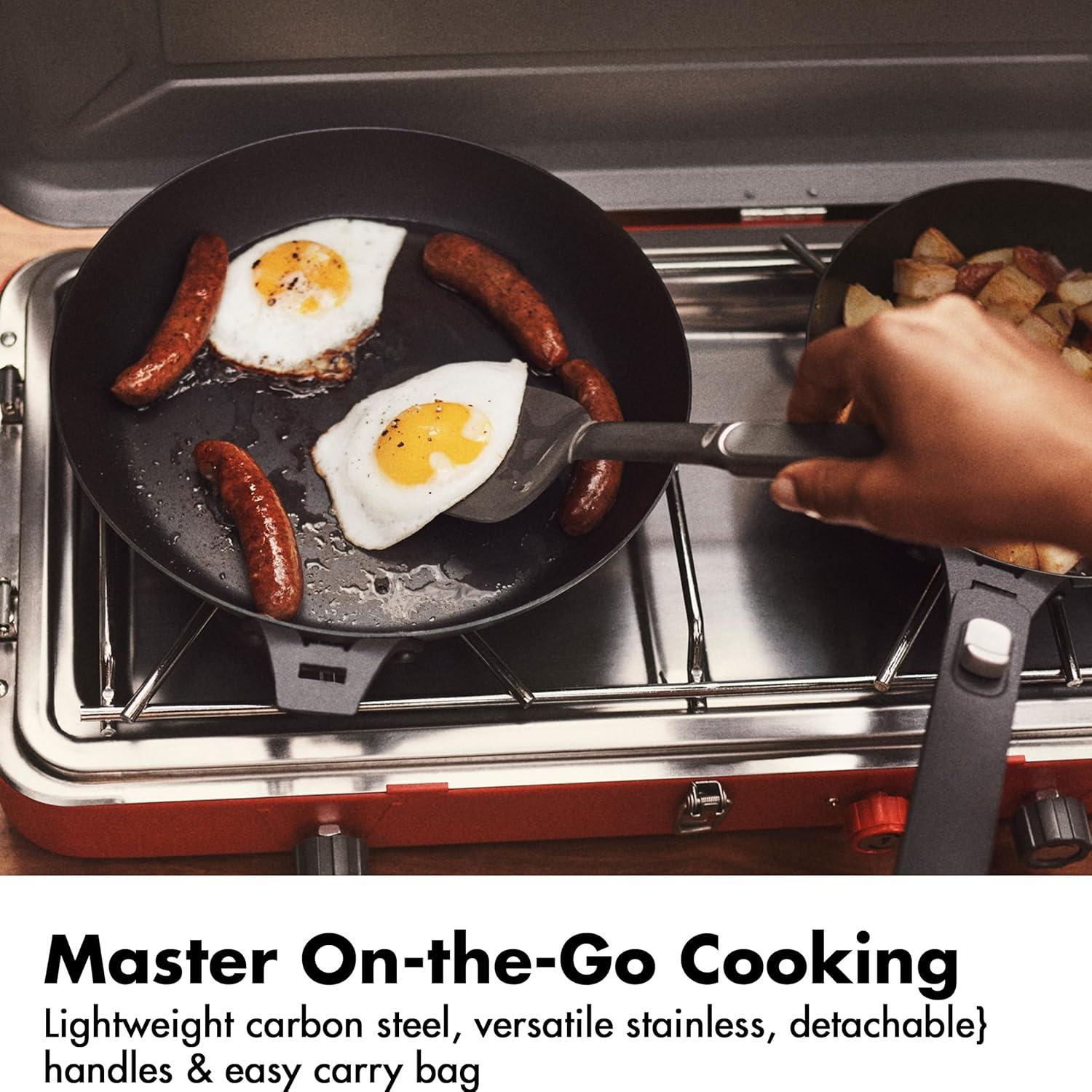 Set de Utensilios de Camping OXO Outdoor 8 Piezas Acero Inoxidable